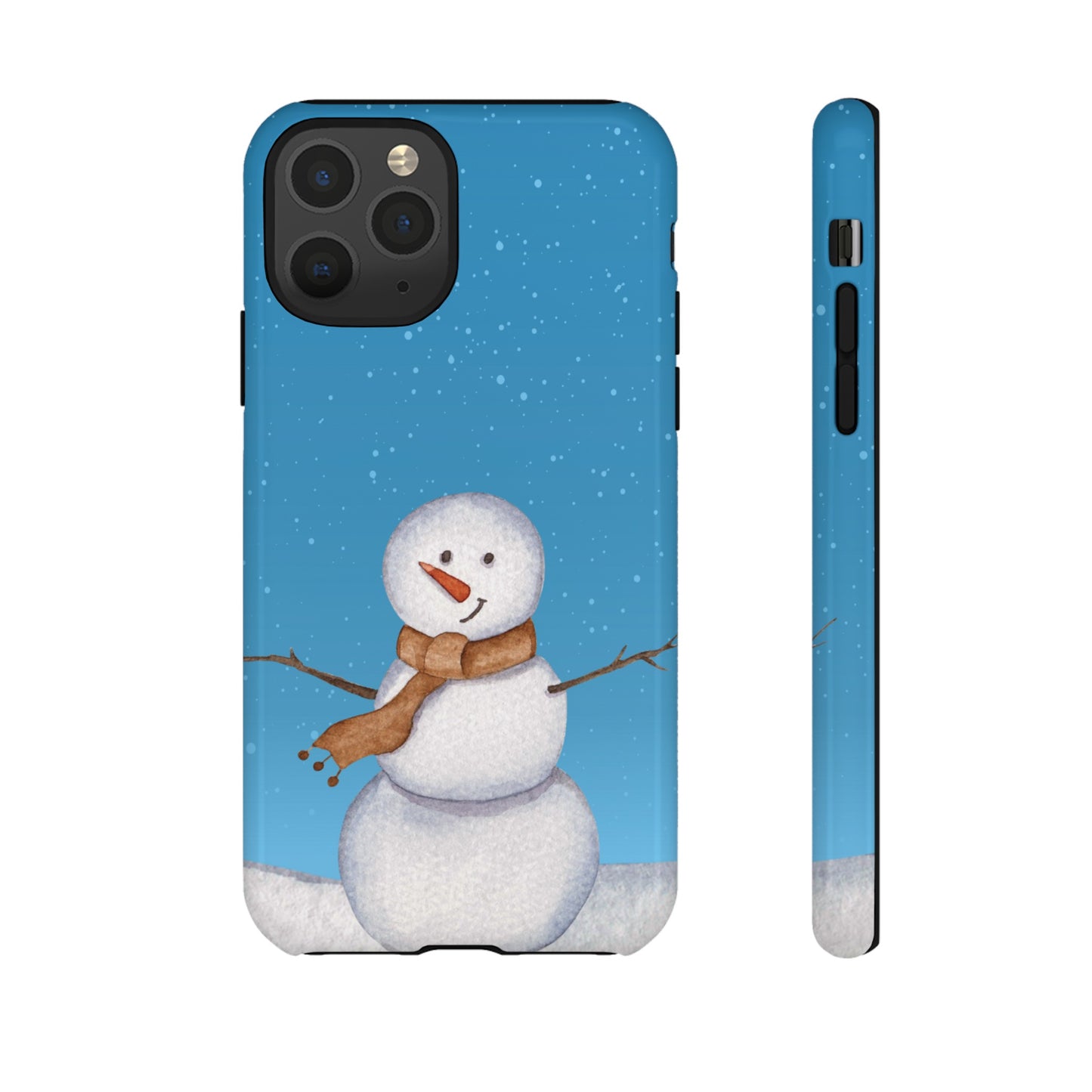 Snowman Wallpaper Phone Case | iPhone 15 Plus/ Pro, 14, 13, 12| Google Pixel 7, Pro, 5| Samsung Galaxy S23 All Major Phone Models