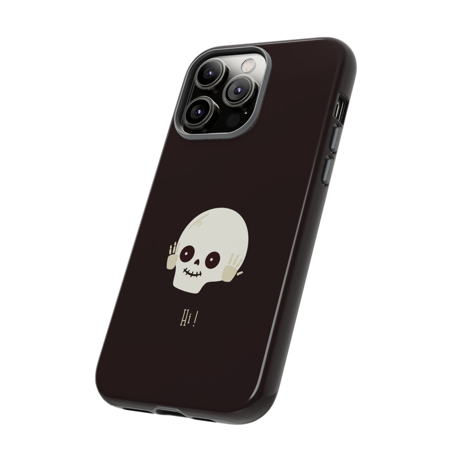 Hello Skull Phone Case | iPhone 15 Plus/ Pro, 14, 13, 12| Google Pixel 7, Pro, 5| Samsung Galaxy S23 All Major Phone Models