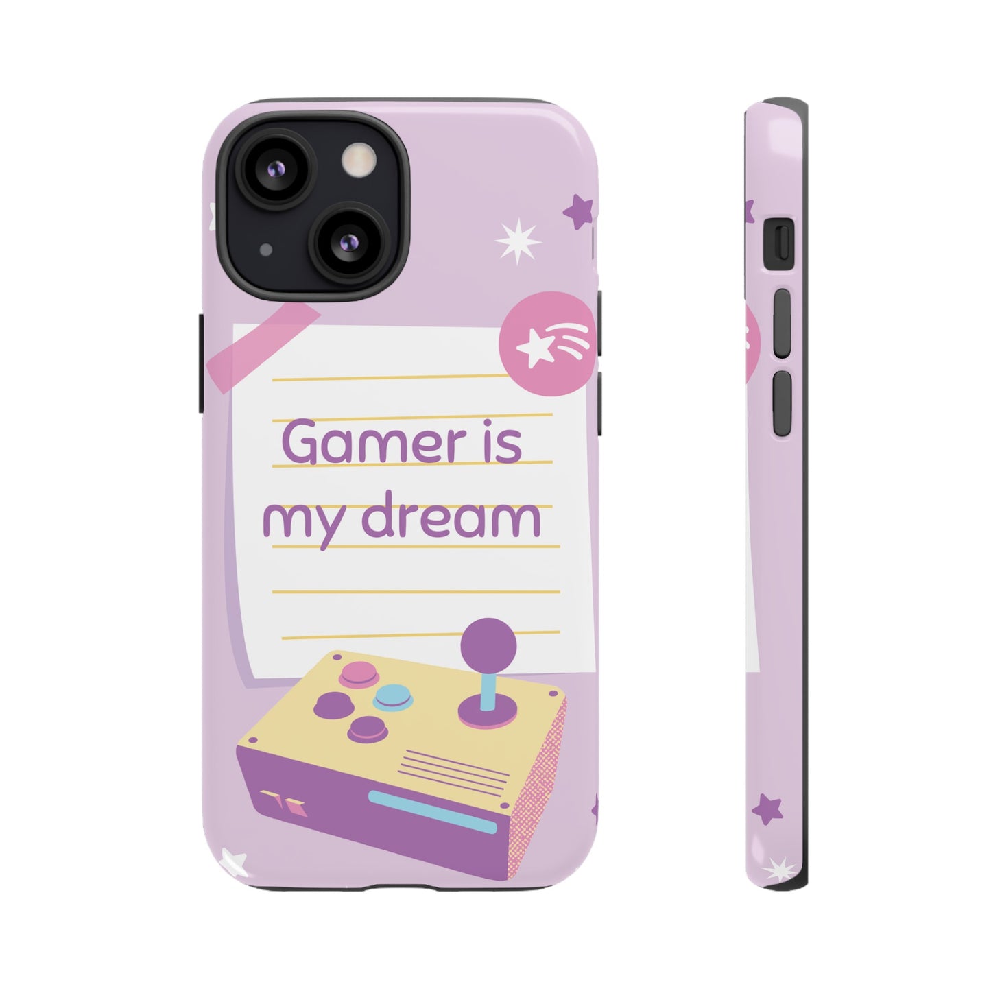 Gamer Is My Dream Job Wallpaper Phone Case | iPhone 15 Plus/ Pro, 14, 13, 12| Google Pixel 7, Pro, 5| Samsung Galaxy S23 All Major Phone Models