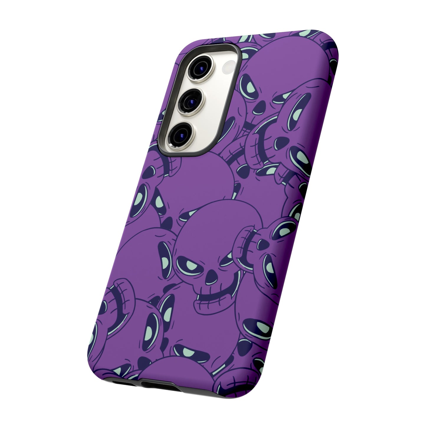 Glowing Skulls Wallpaper Phone Case | iPhone 15 Plus/ Pro, 14, 13, 12| Google Pixel 7, Pro, 5| Samsung Galaxy S23 All Major Phone Models