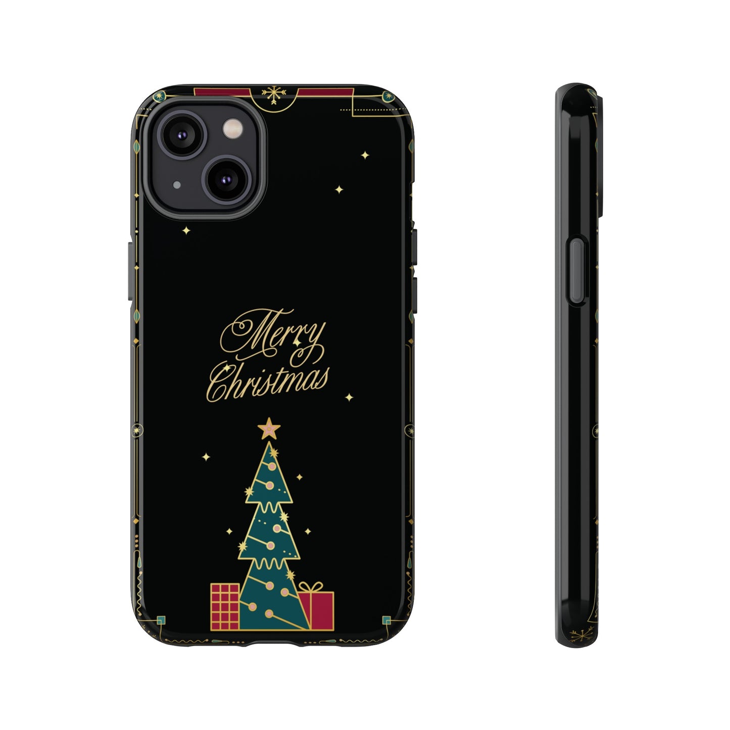 Christmas Tree Wallpaper Phone Case | iPhone 15 Plus/ Pro, 14, 13, 12| Google Pixel 7, Pro, 5| Samsung Galaxy S23 All Major Phone Models