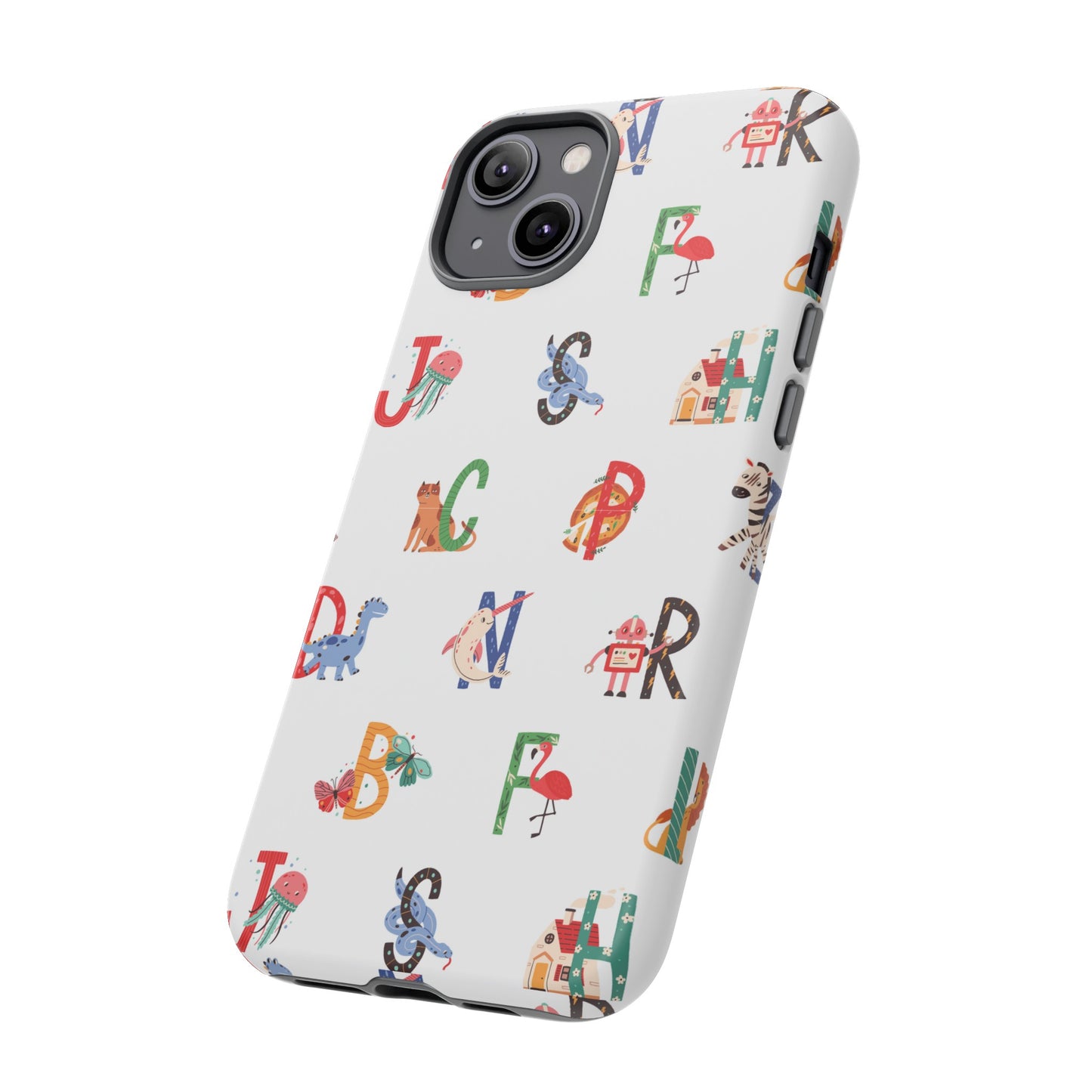 Alphabet Wallpaper Phone Case| iPhone 15 Plus/ Pro, 14, 13, 12| Google Pixel 7, Pro, 5| Samsung Galaxy S23 All Major Phone Models