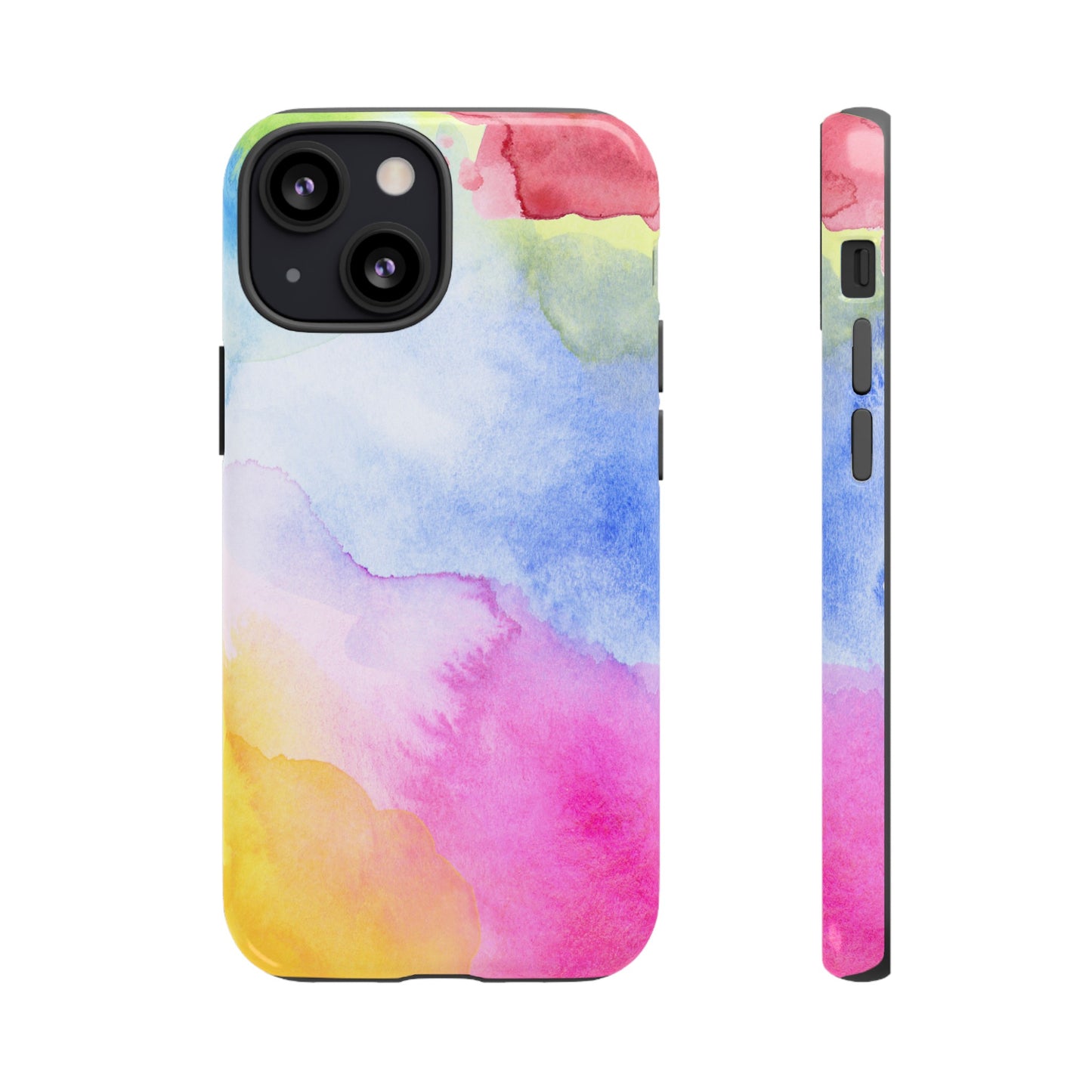 Watercolour Rainbow Phone Case | iPhone 15 Plus/ Pro, 14, 13, 12| Google Pixel 7, Pro, 5| Samsung Galaxy S23 All Major Phone Models