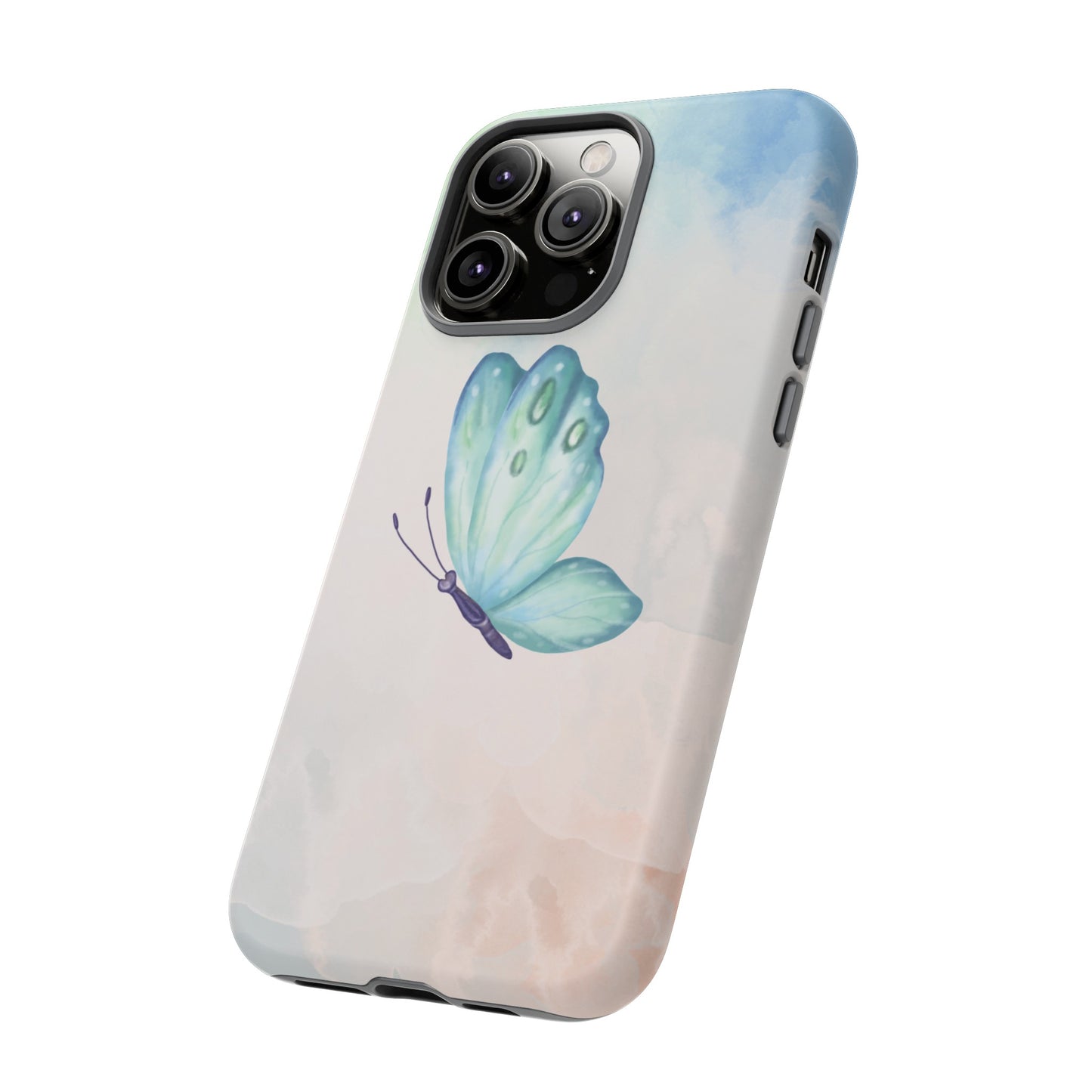 Blue Butterfly Wallpaper Phone Case  | iPhone 15 Plus/ Pro, 14, 13, 12| Google Pixel 7, Pro, 5| Samsung Galaxy S23 All Major Phone Models