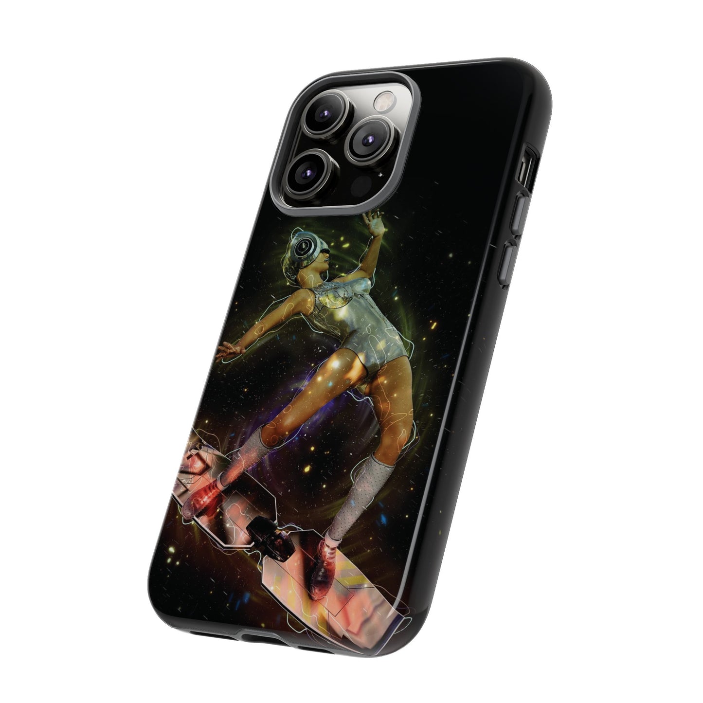 Sci-Fi Skateboard Wallpaper Phone Case | iPhone 15 Plus/ Pro, 14, 13, 12| Google Pixel 7, Pro, 5| Samsung Galaxy S23 All Major Phone Models