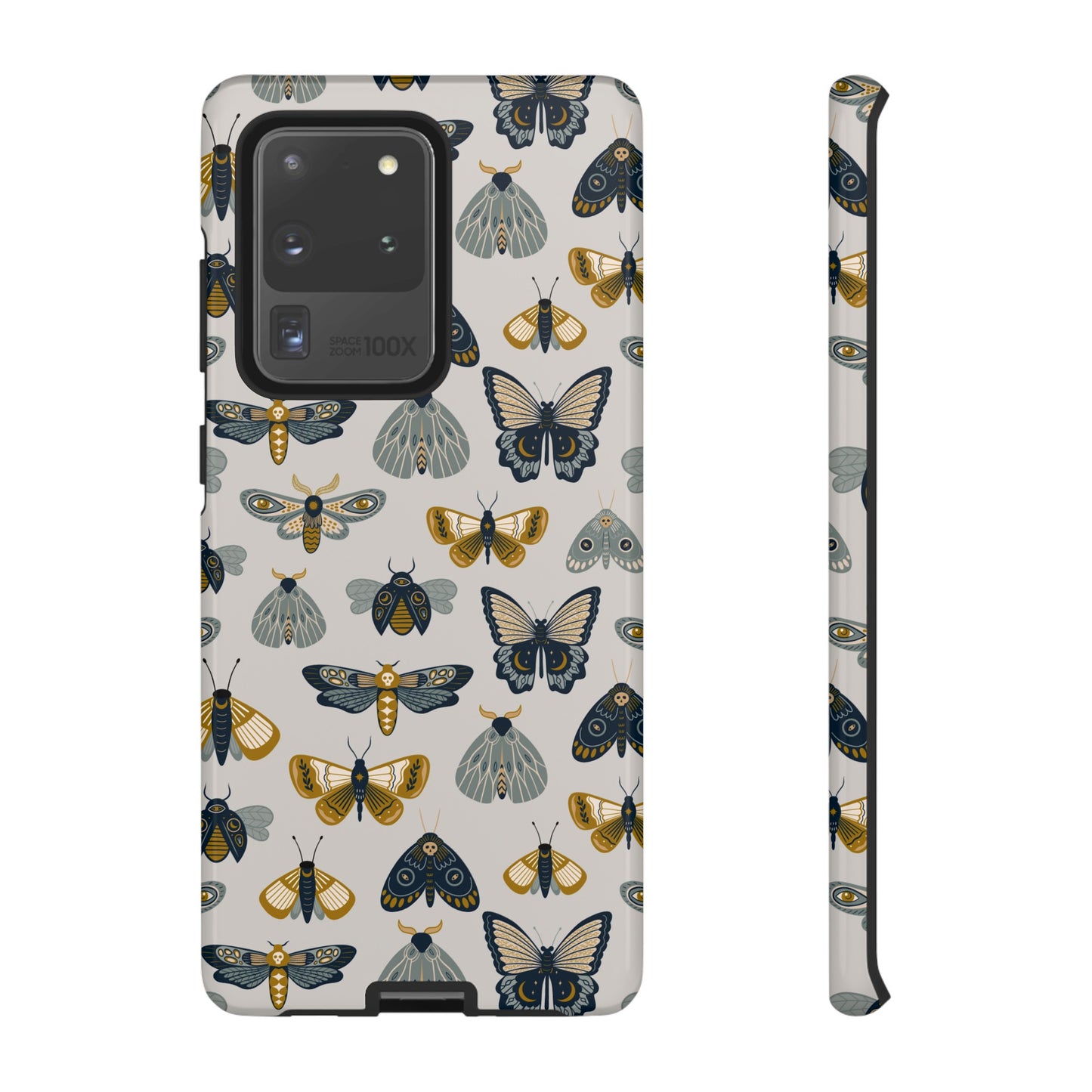 Butterfly and Moth Wallpaper Phone Case | iPhone 15 Plus/ Pro, 14, 13, 12| Google Pixel 7, Pro, 5| Samsung Galaxy S23 All Major Phone Models