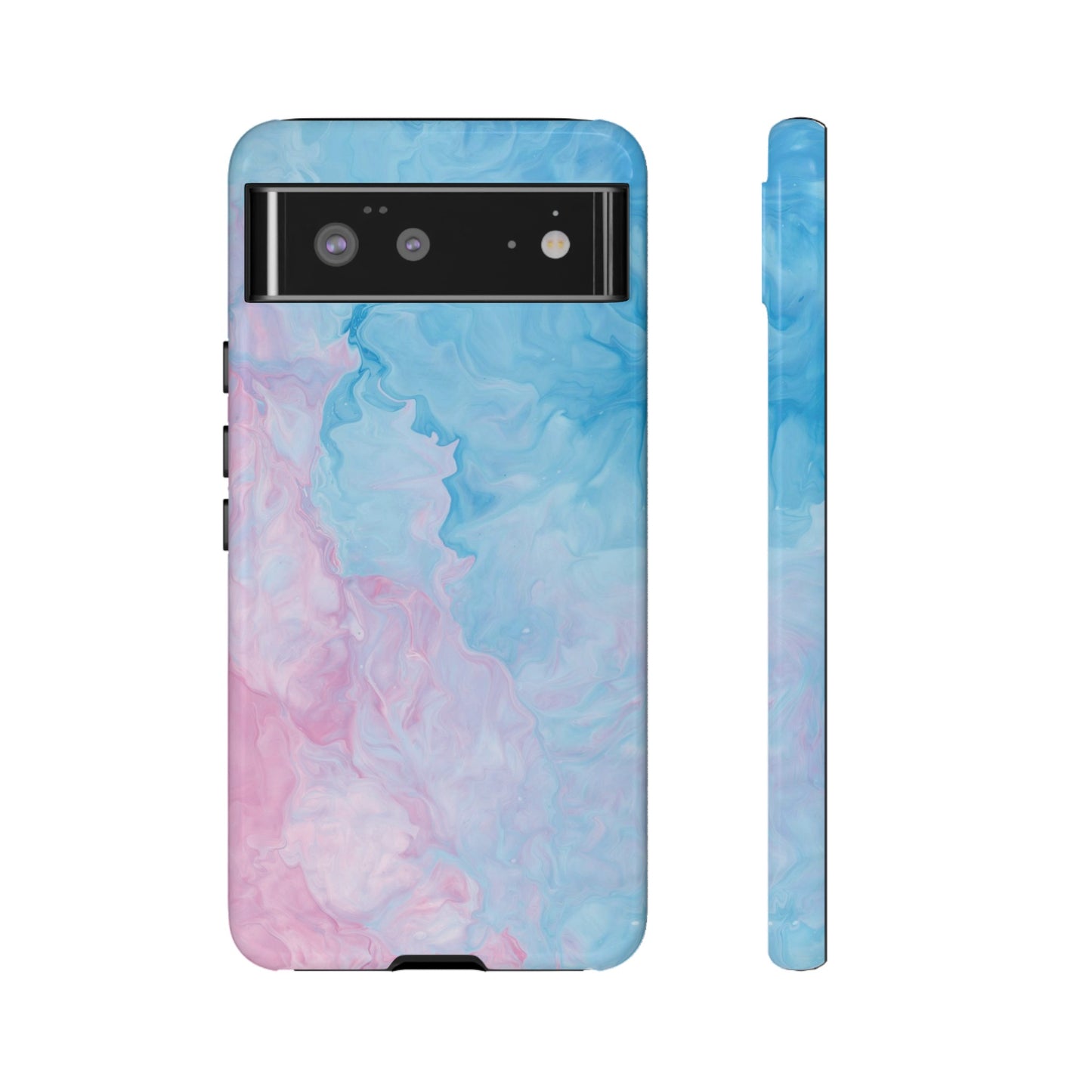 Splash of Blue & Pink Wallpaper Phone Case |iPhone 15 Plus/ Pro, 14, 13, 12|Google Pixel 7, Pro, 5|Samsung Galaxy S23 All Major Phone Models