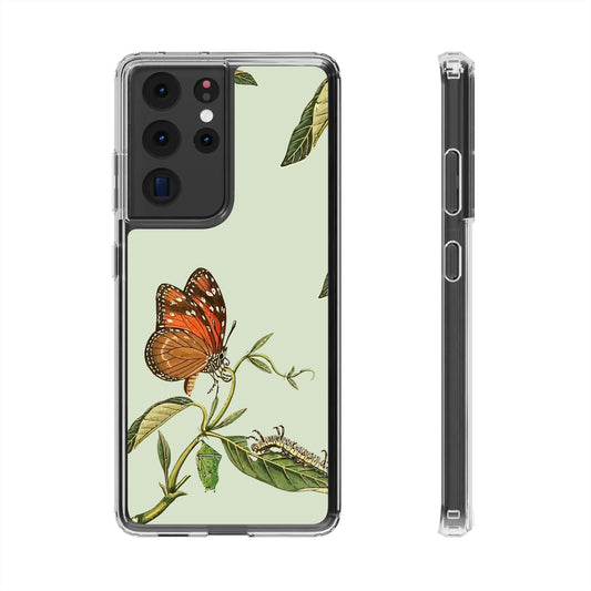 Orange Butterfly Wallpaper Phone Case | iPhone 15 Plus/ Pro, 14, 13, 12| Google Pixel 7, Pro, 5| Samsung Galaxy S23 All Major Phone Models