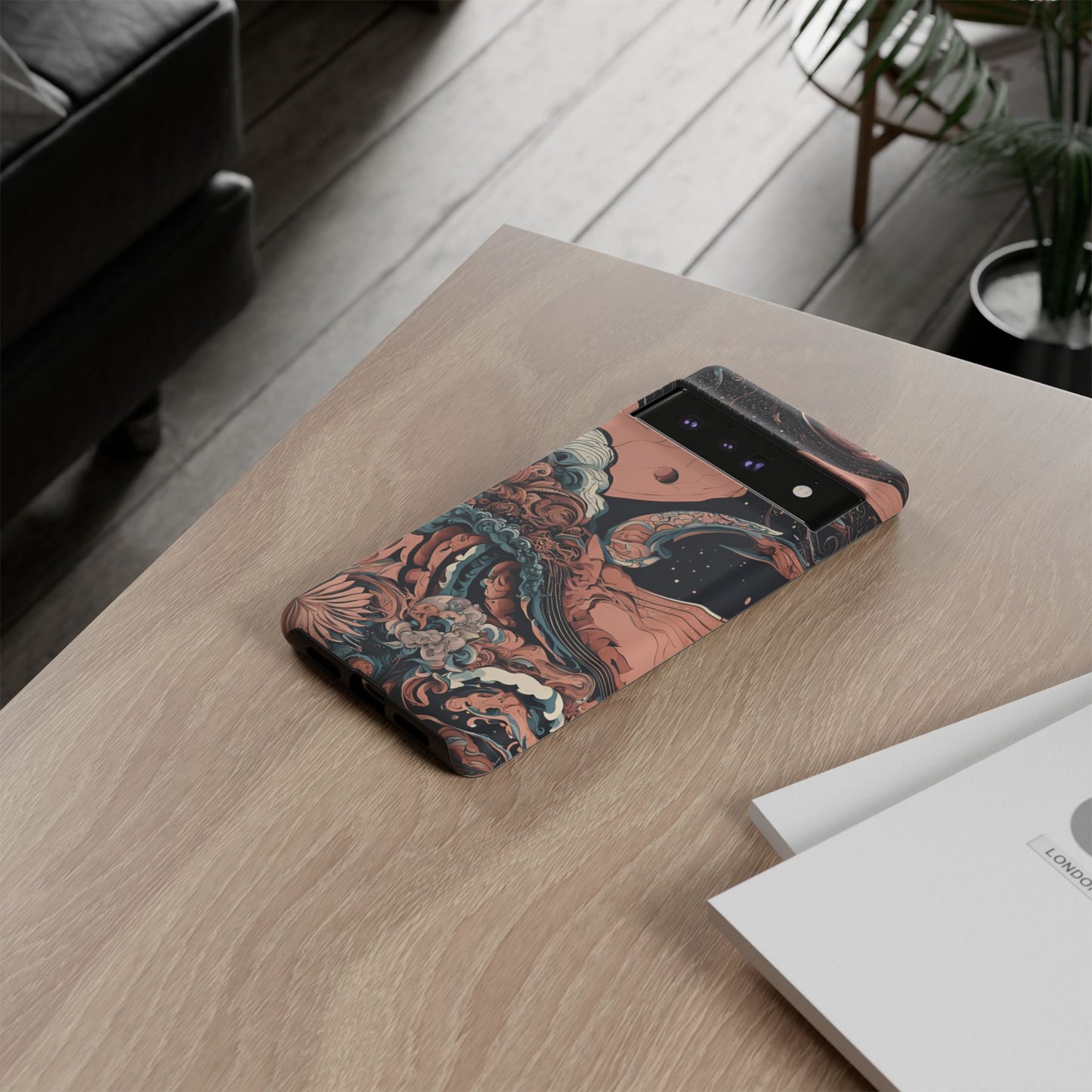 Abstract Landscape Phone Case| iPhone 15 Plus/ Pro, 14, 13, 12| Google Pixel 7, Pro, 5| Samsung Galaxy S23 All Major Phone Models