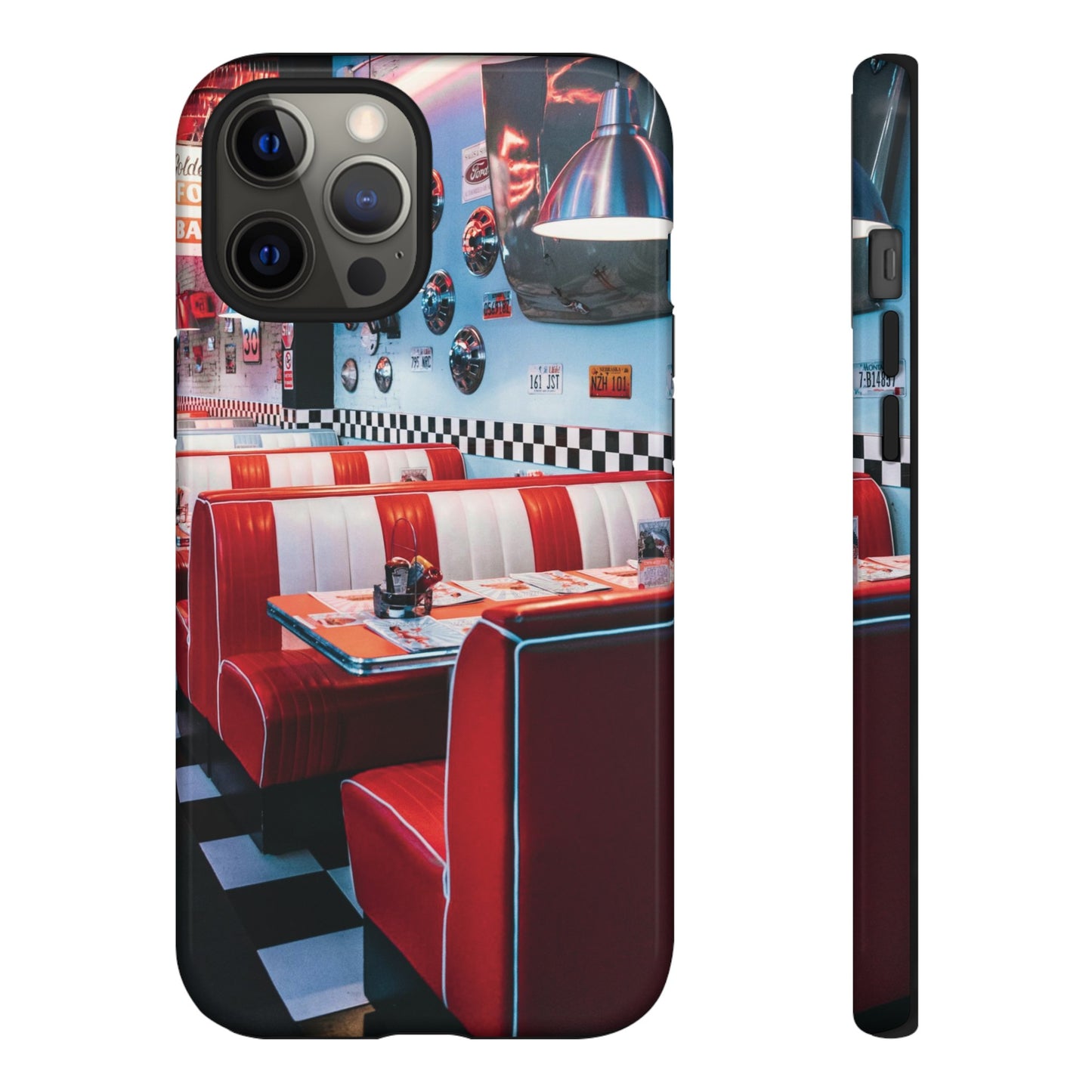 Diner Wallpaper Phone Case | iPhone 15 Plus/ Pro, 14, 13, 12| Google Pixel 7, Pro, 5| Samsung Galaxy S23 All Major Phone Models