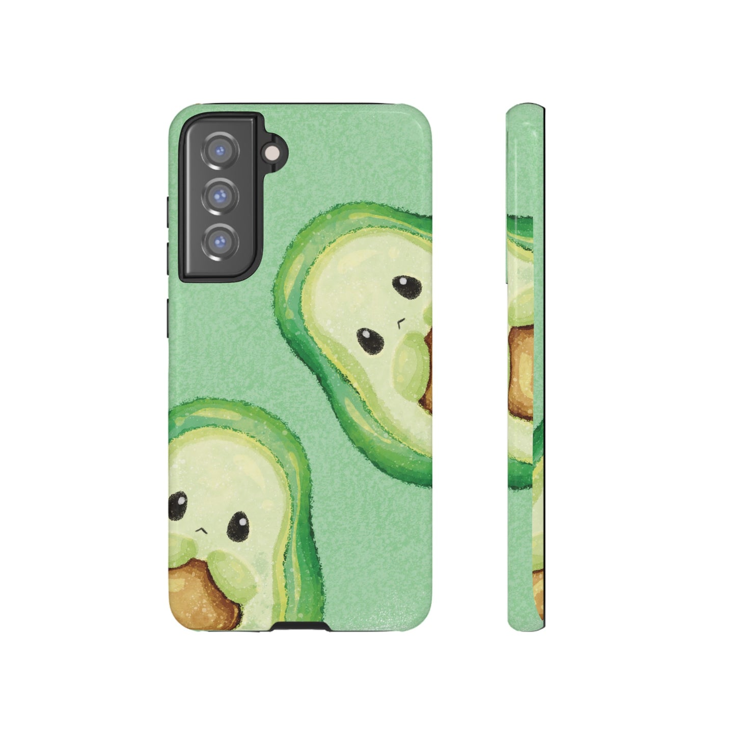 Avocado Friends Wallpaper Phone Case | iPhone 15 Plus/ Pro, 14, 13, 12| Google Pixel 7, Pro, 5| Samsung Galaxy S23 All Major Phone Models