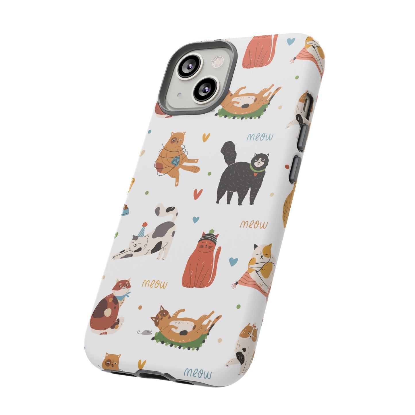 Collage of Cats Wallpaper Phone Case | iPhone 15 Plus/ Pro, 14, 13, 12| Google Pixel 7, Pro, 5| Samsung Galaxy S23 All Major Phone Models