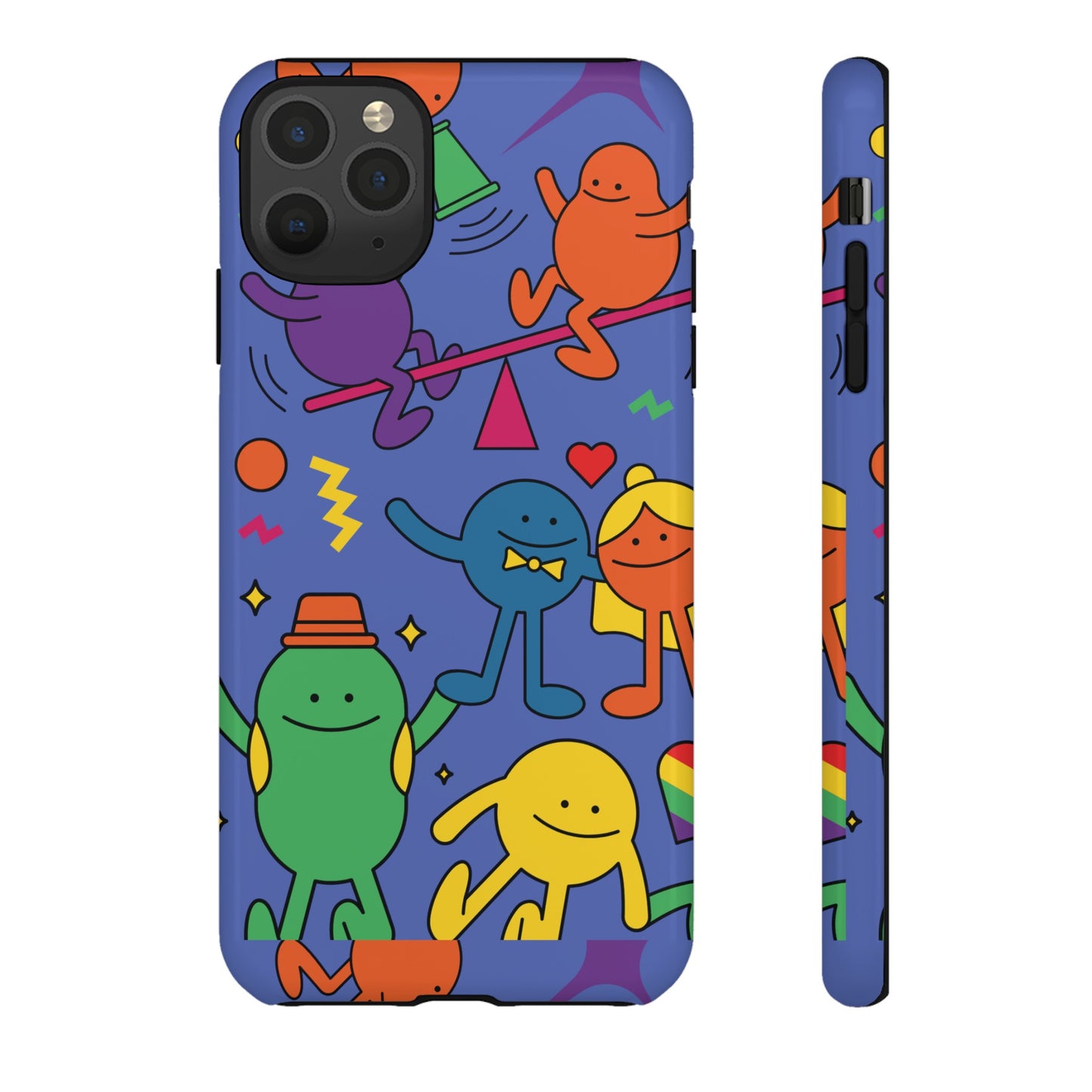 Colourful Cartoon Wallpaper Phone Case | iPhone 15 Plus/ Pro, 14, 13, 12| Google Pixel 7, Pro, 5| Samsung Galaxy S23 All Major Phone Models