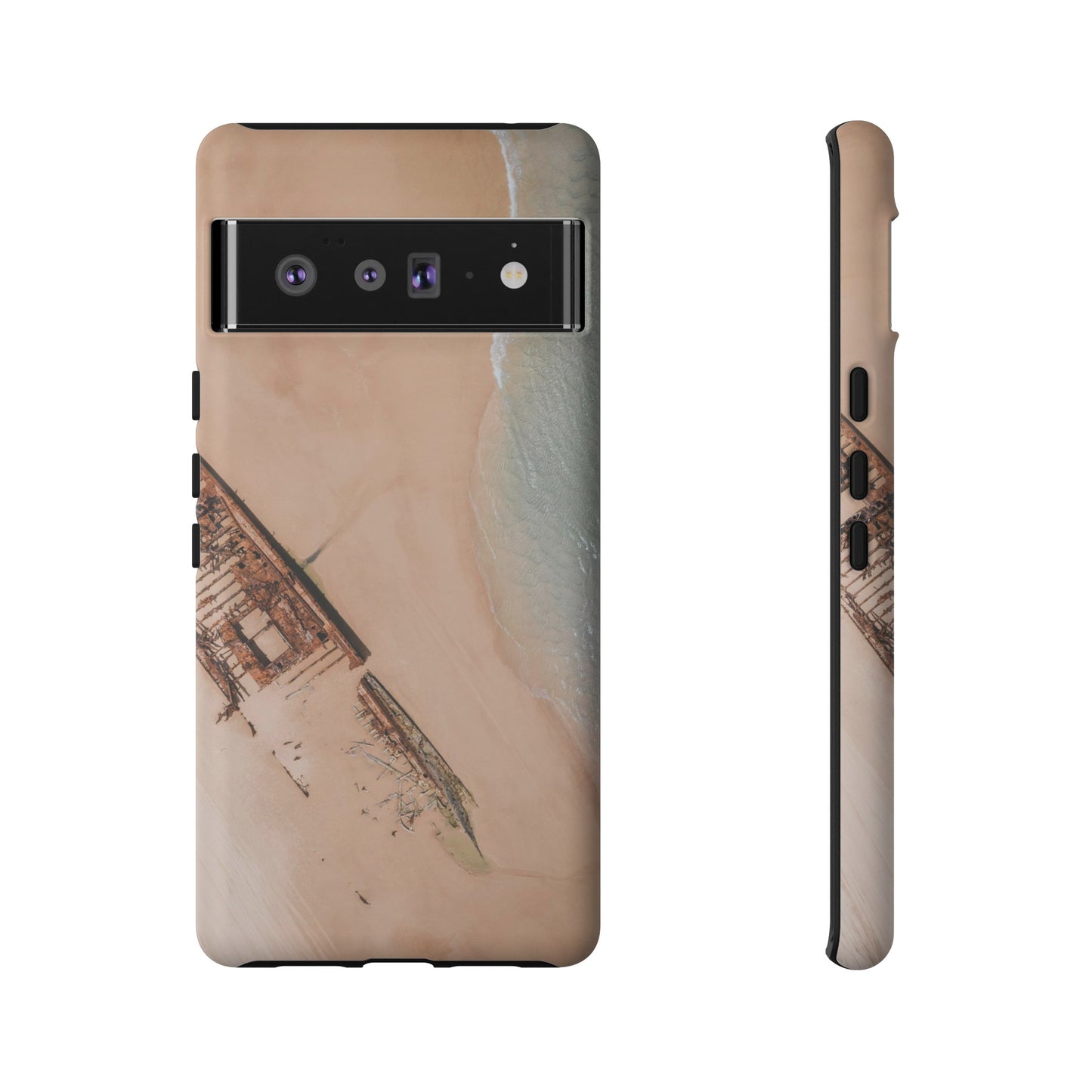 Fraser Island Shipwreck Wallpaper Phone Case | iPhone 15 Plus/ Pro, 14, 13, 12| Google Pixel 7, Pro, 5| Samsung Galaxy S23 All Major Phone Models