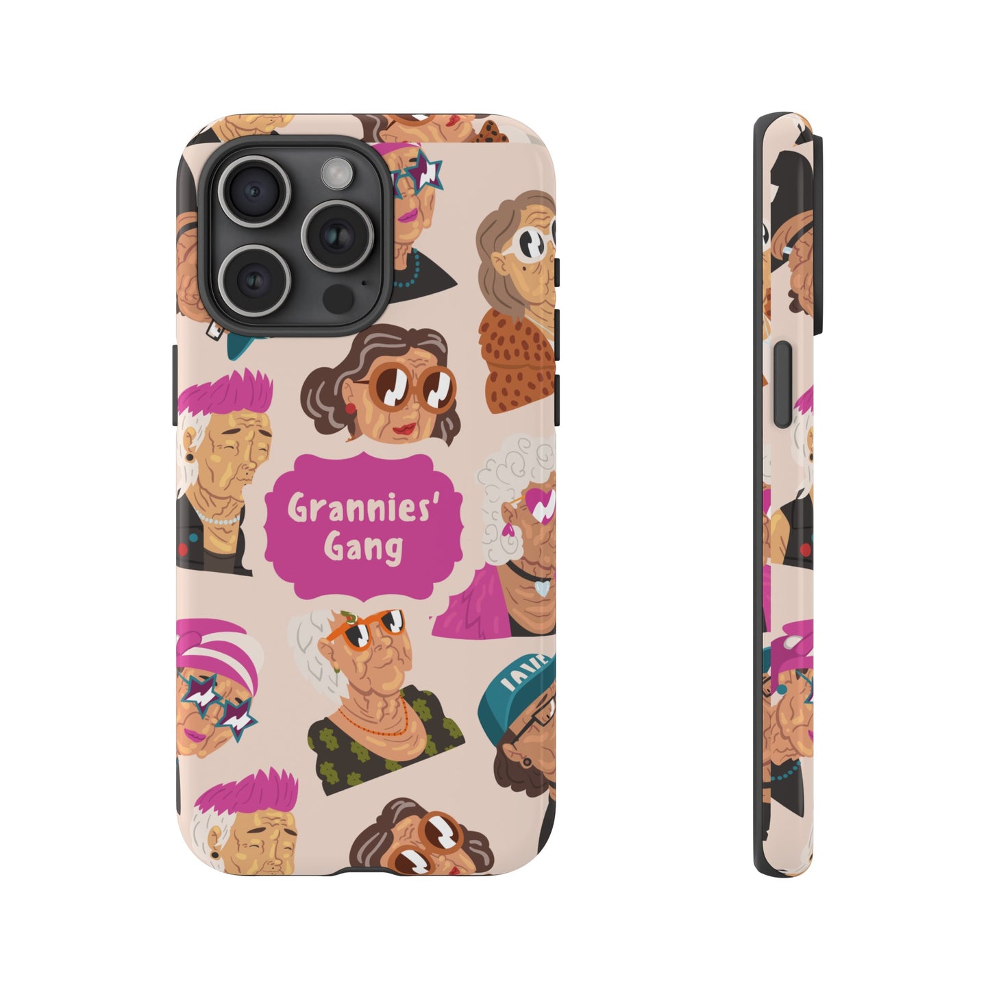 Grannies' Gang Wallpaper Phone Case | iPhone 15 Plus/ Pro, 14, 13, 12| Google Pixel 7, Pro, 5| Samsung Galaxy S23 All Major Phone Models