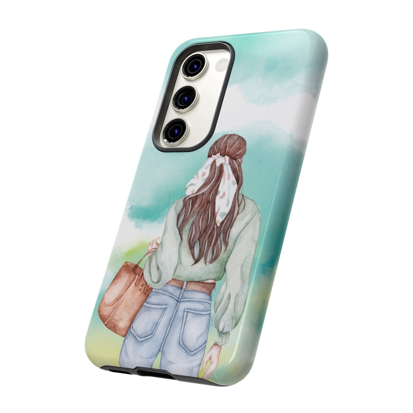 Girl Wallpaper Phone Case | iPhone 15 Plus/ Pro, 14, 13, 12| Google Pixel 7, Pro, 5| Samsung Galaxy S23 All Major Phone Models