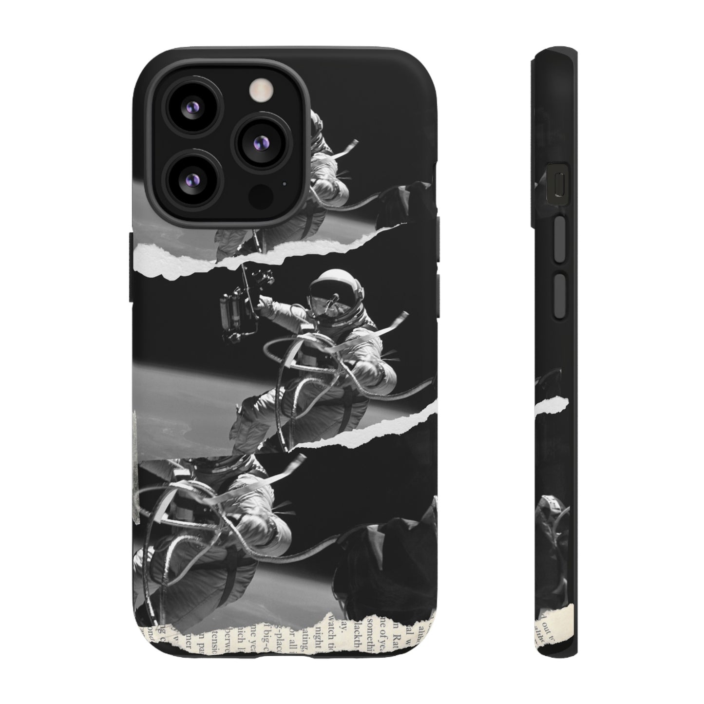 Astronaut Collage Phone Case | iPhone 15 Plus/ Pro, 14, 13, 12| Google Pixel 7, Pro, 5| Samsung Galaxy S23 All Major Phone Models