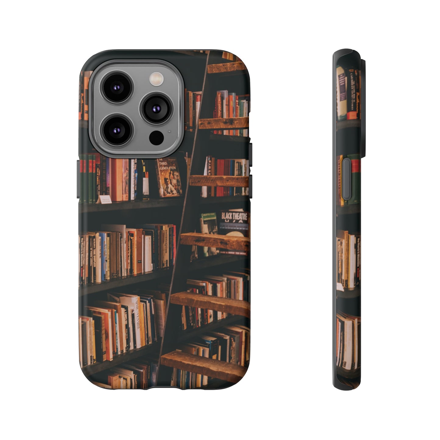 Bookcase Wallpaper Phone Case | iPhone 15 Plus/ Pro, 14, 13, 12| Google Pixel 7, Pro, 5| Samsung Galaxy S23 All Major Phone Models