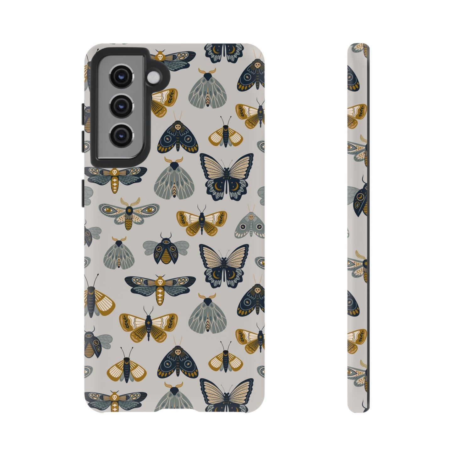 Butterfly and Moth Wallpaper Phone Case | iPhone 15 Plus/ Pro, 14, 13, 12| Google Pixel 7, Pro, 5| Samsung Galaxy S23 All Major Phone Models