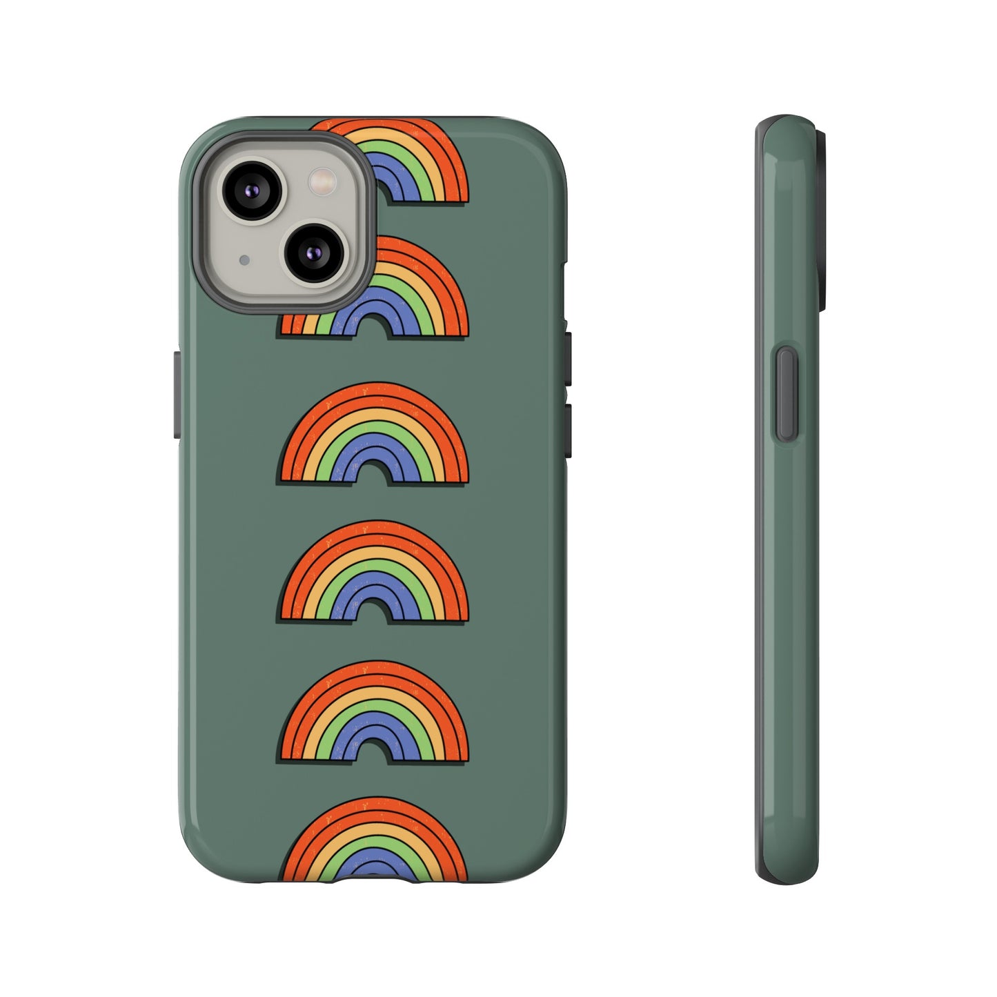 Rainbow Wallpaper Phone Case | iPhone 15 Plus/ Pro, 14, 13, 12| Google Pixel 7, Pro, 5| Samsung Galaxy S23 All Major Phone Models