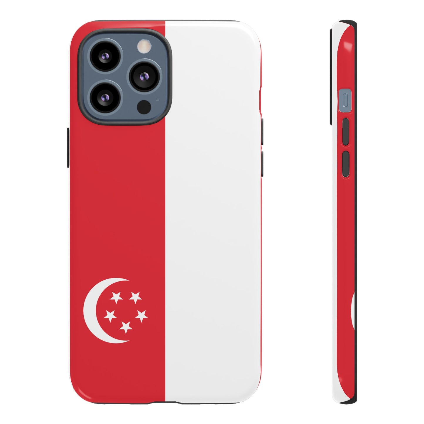 Singapore Flag Phone Case | iPhone 15 Plus/ Pro, 14, 13, 12| Google Pixel 7, Pro, 5| Samsung Galaxy S23 All Major Phone Models