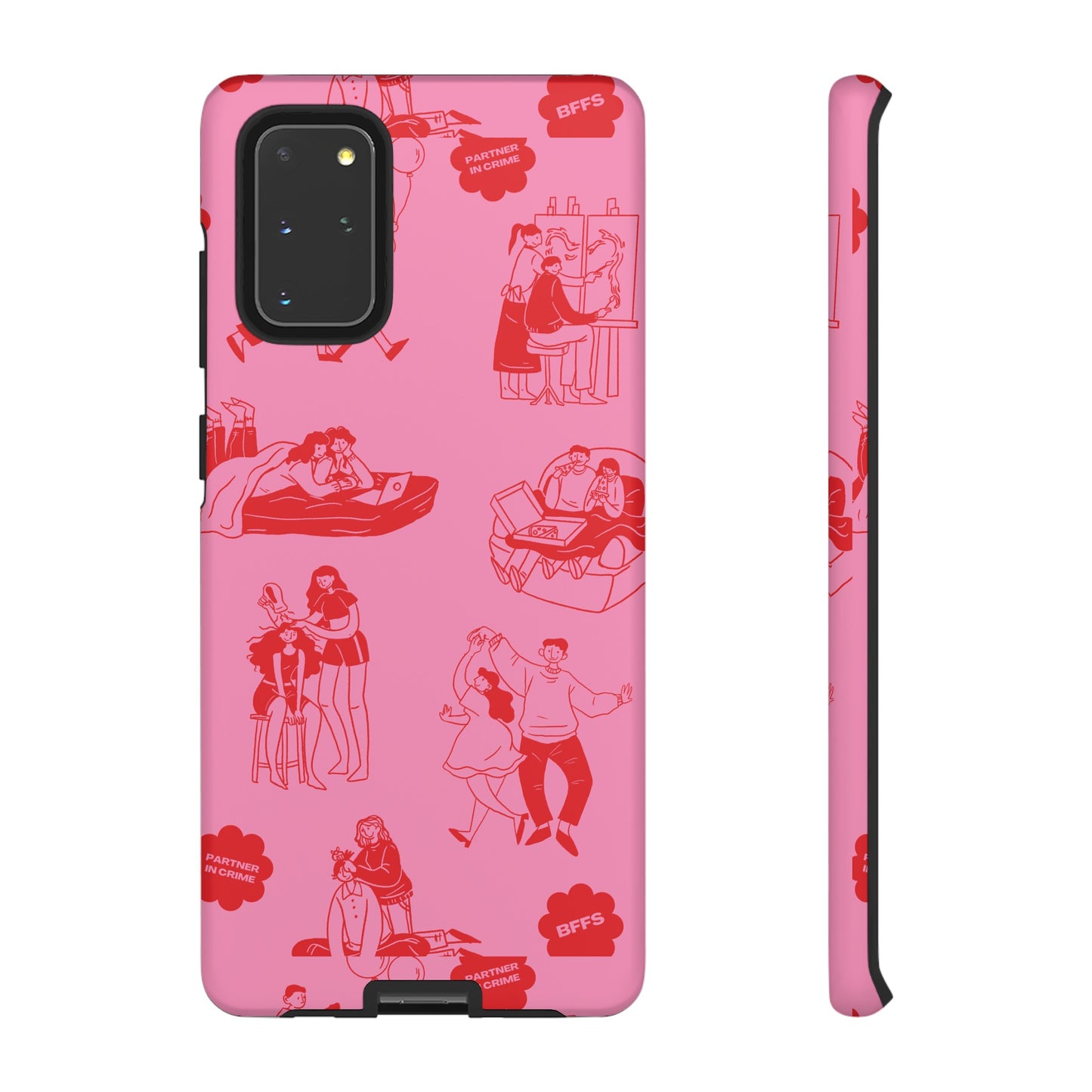 Pink Valentine's Day Wallpaper Phone Case | iPhone 15 Plus/ Pro, 14, 13, 12| Google Pixel 7, Pro, 5| Samsung Galaxy S23 All Major Phone Models