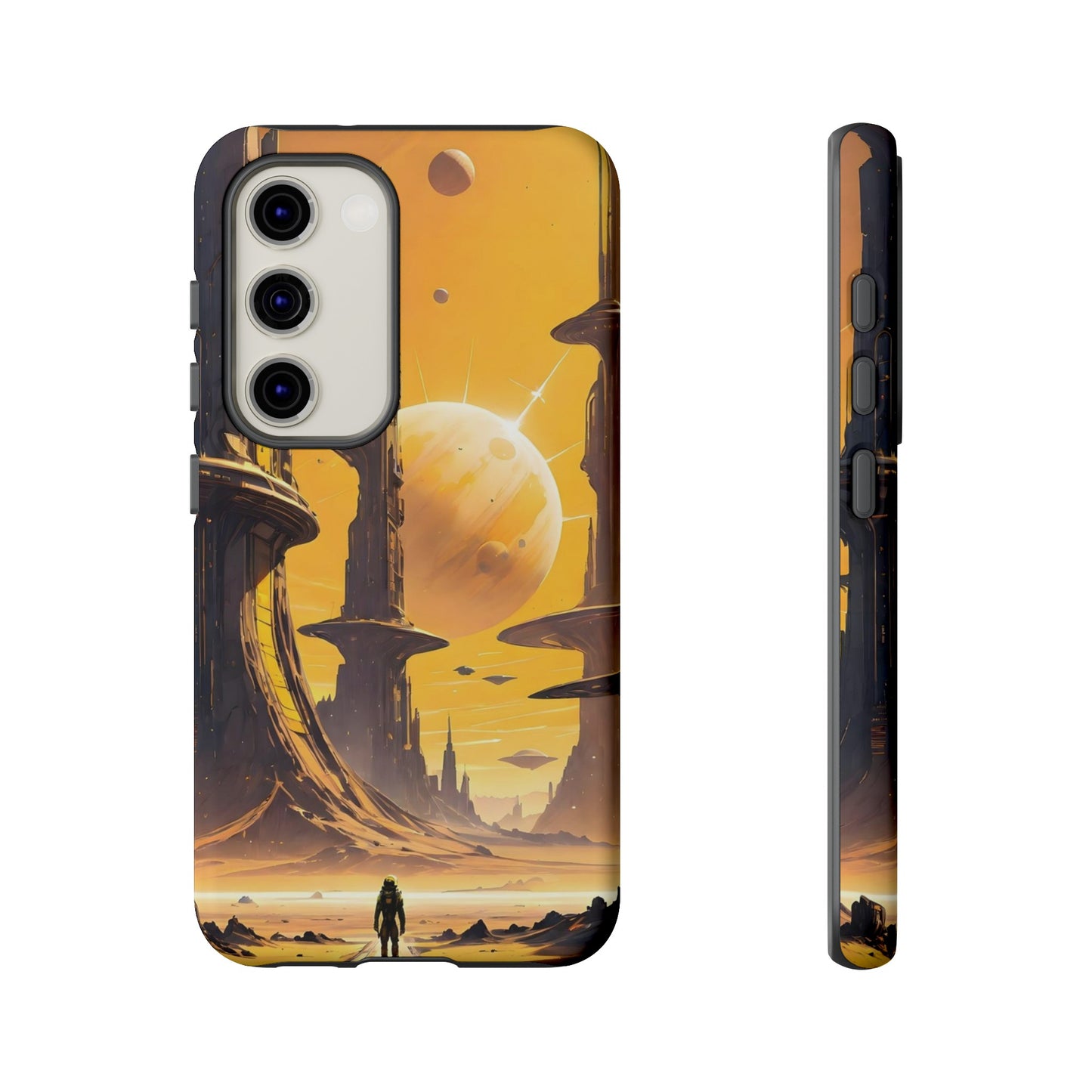 Distant Planets Sci Fi Wallpaper Phone Case | iPhone 15 Plus/ Pro, 14, 13, 12| Google Pixel 7, Pro, 5| Samsung Galaxy S23 All Major Phone Models