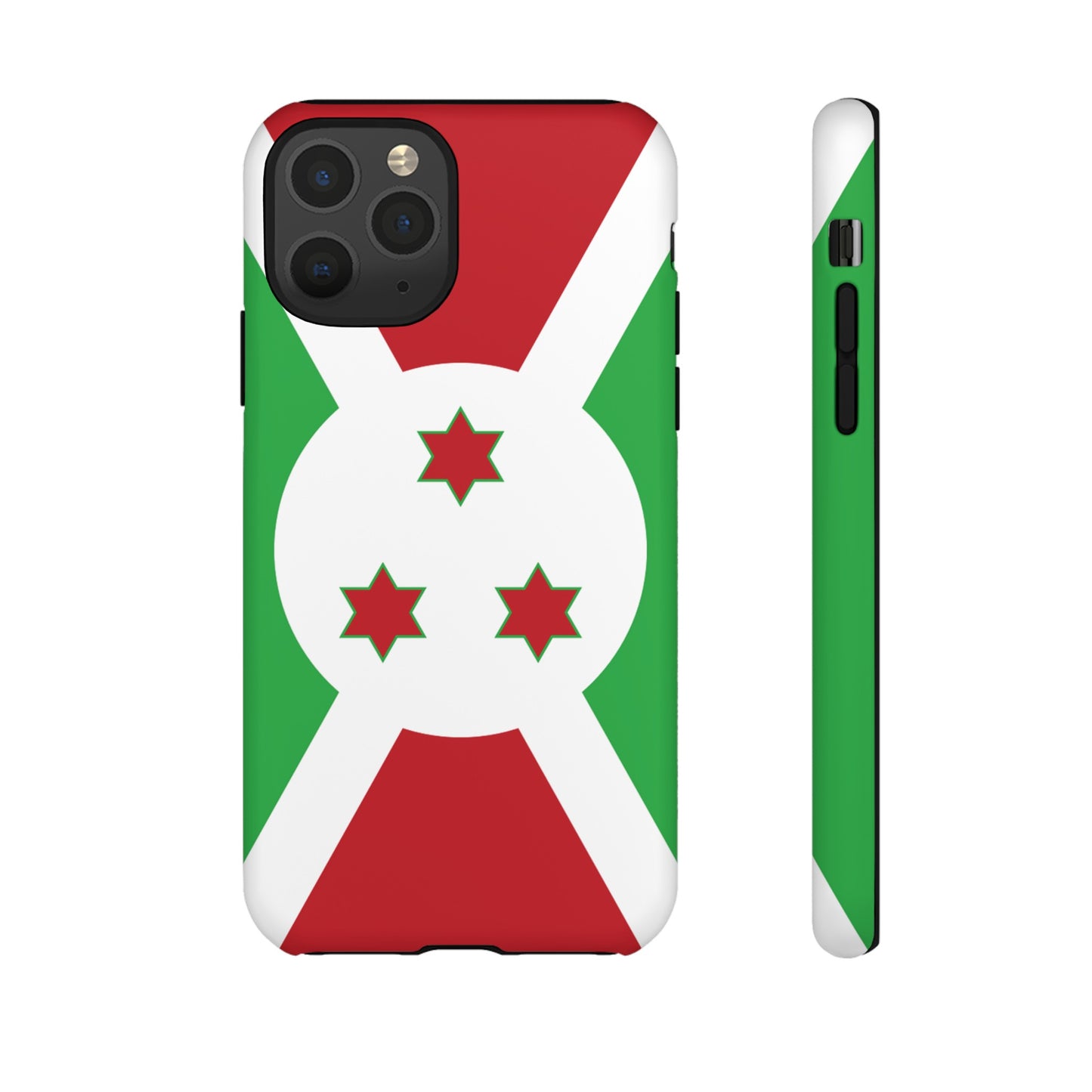 Burundi Flag Phone Case | iPhone 15 Plus/ Pro, 14, 13, 12| Google Pixel 7, Pro, 5| Samsung Galaxy S23 All Major Phone Models