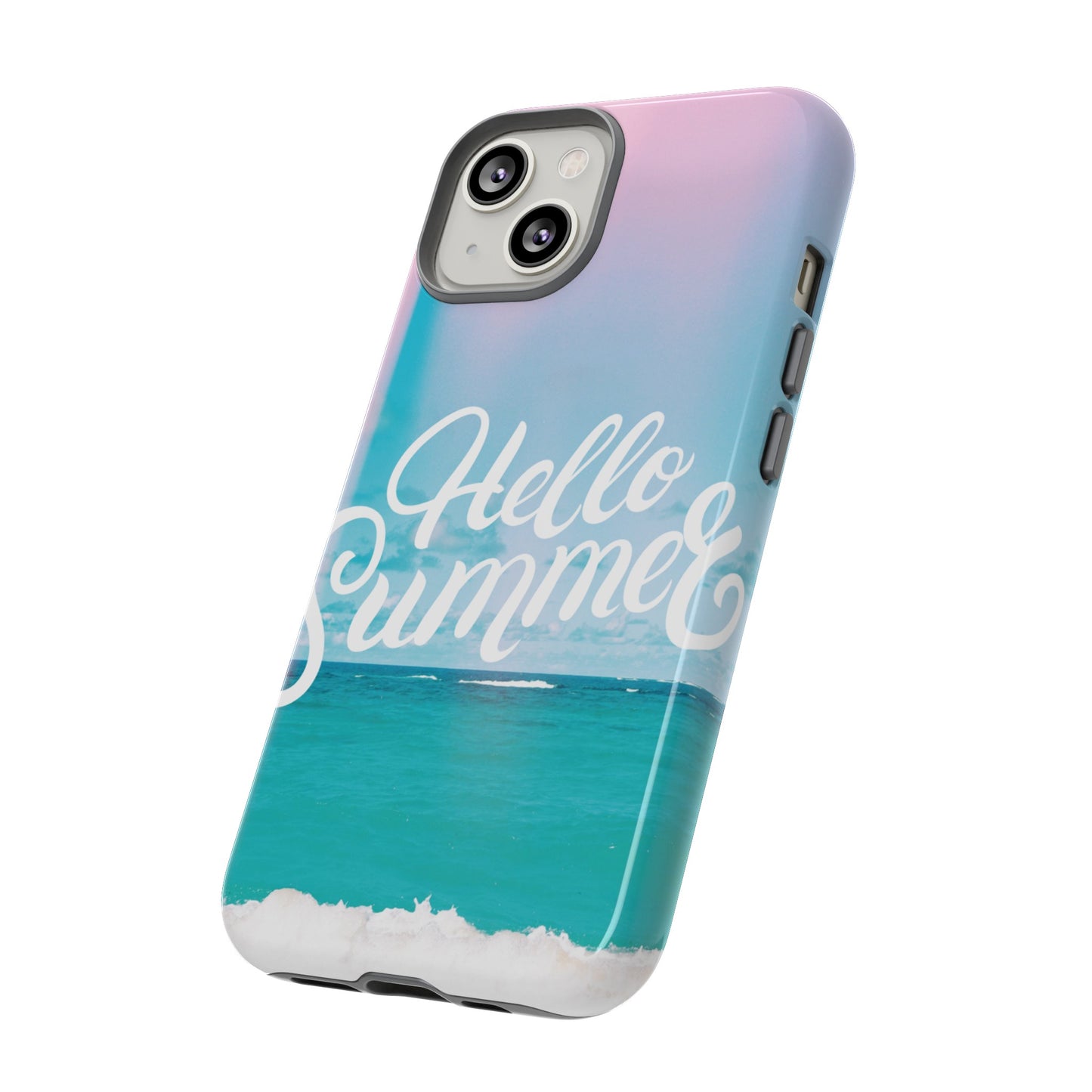 Hello Summer Wallpaper Phone Case | iPhone 15 Plus/ Pro, 14, 13, 12| Google Pixel 7, Pro, 5| Samsung Galaxy S23 All Major Phone Models