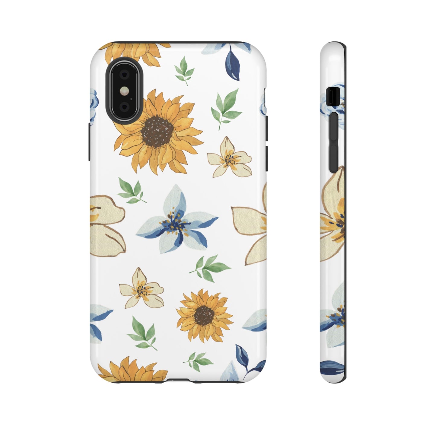 Beautiful Watercolour Flower Wallpaper Phone Case | iPhone 15 Plus/ Pro, 14, 13, 12| Google Pixel 7, Pro, 5| Samsung Galaxy S23 All Major Phone Models