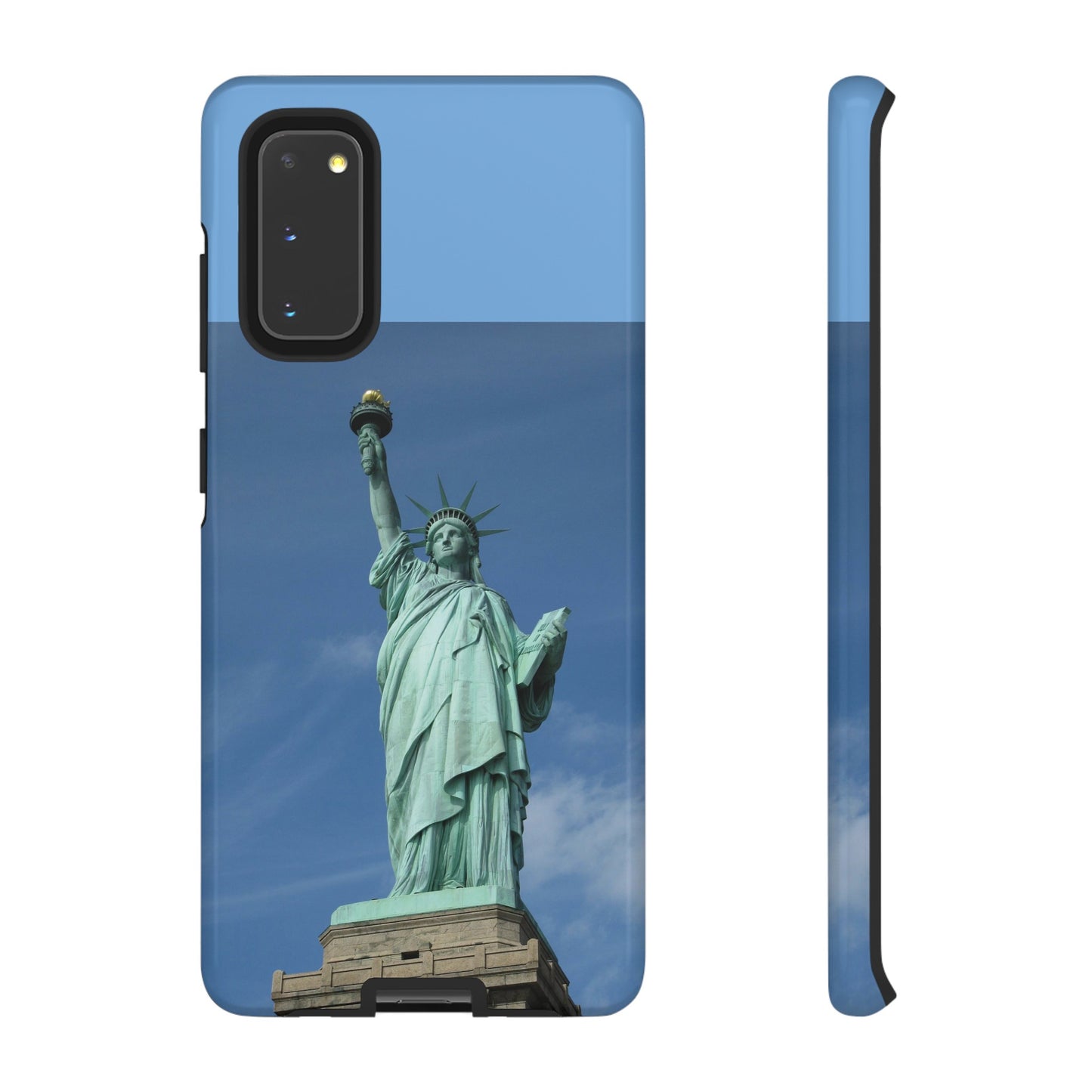 Statue Of Liberty Wallpaper Phone Case | iPhone 15 Plus/ Pro, 14, 13, 12| Google Pixel 7, Pro, 5| Samsung Galaxy S23 All Major Phone Models