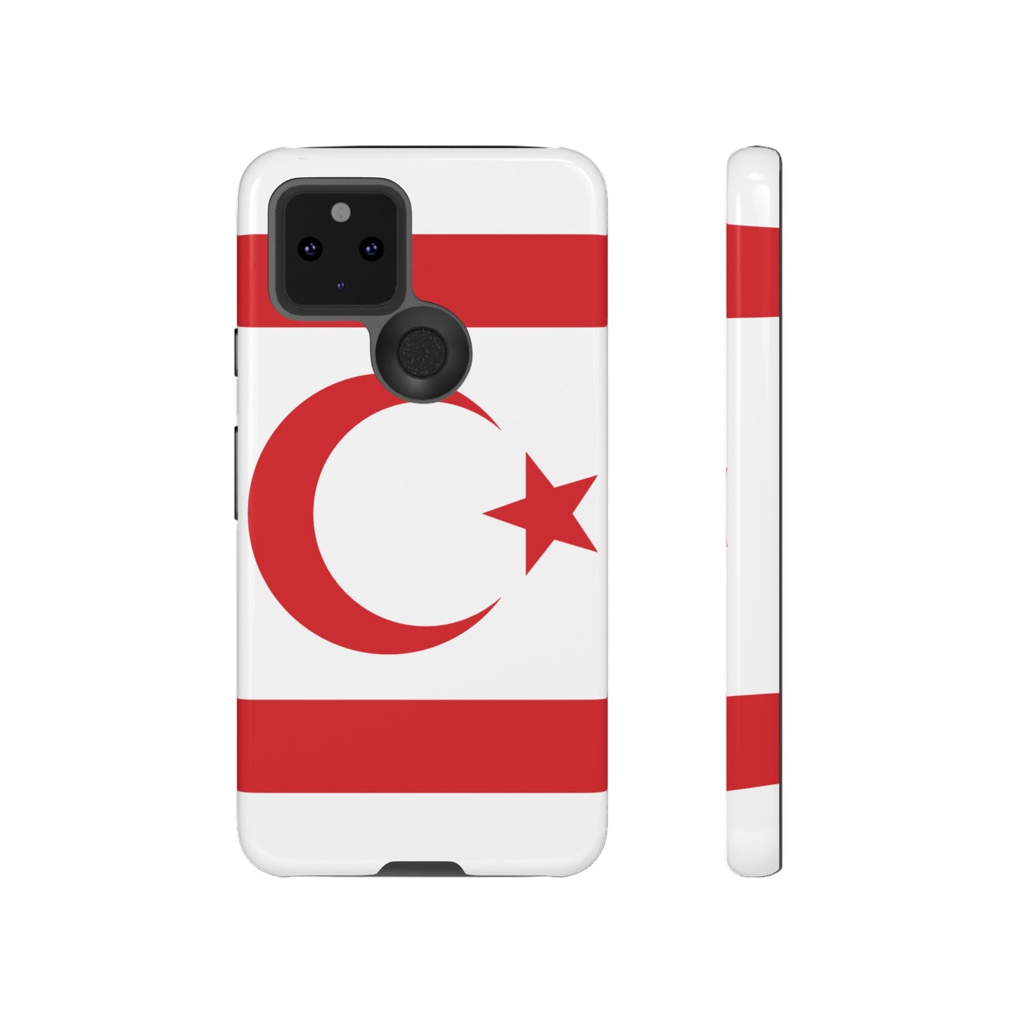 Northern Cyprus Flag Phone Case | iPhone 15 Plus/ Pro, 14, 13, 12| Google Pixel 7, Pro, 5| Samsung Galaxy S23 All Major Phone Models