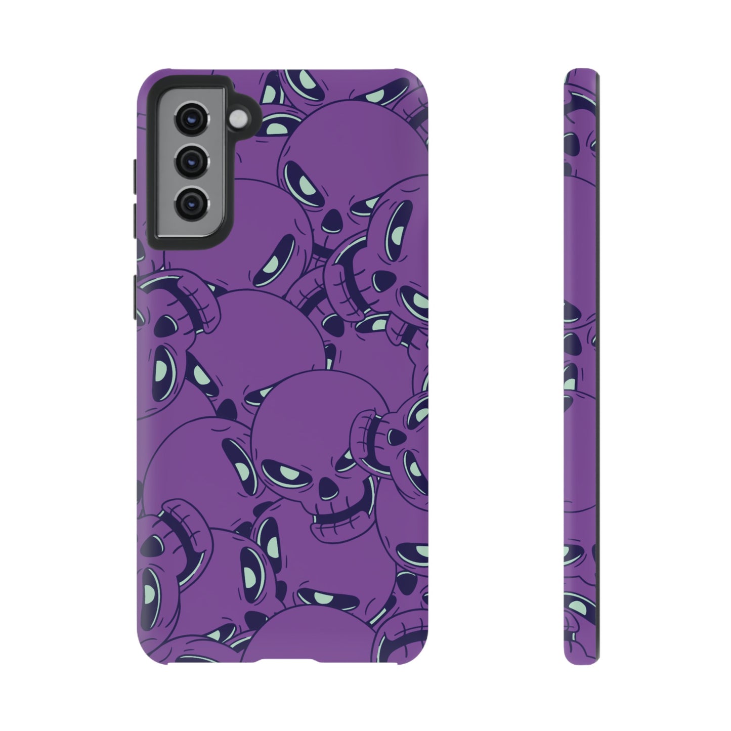 Glowing Skulls Wallpaper Phone Case | iPhone 15 Plus/ Pro, 14, 13, 12| Google Pixel 7, Pro, 5| Samsung Galaxy S23 All Major Phone Models