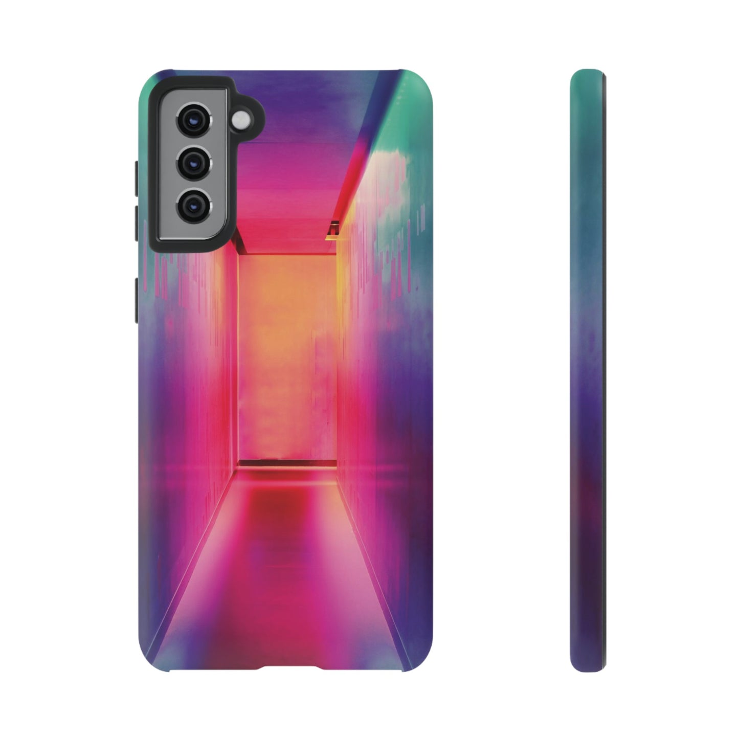 Rainbow Hallway Wallpaper Phone Case | iPhone 15 Plus/ Pro, 14, 13, 12| Google Pixel 7, Pro, 5| Samsung Galaxy S23 All Major Phone Models