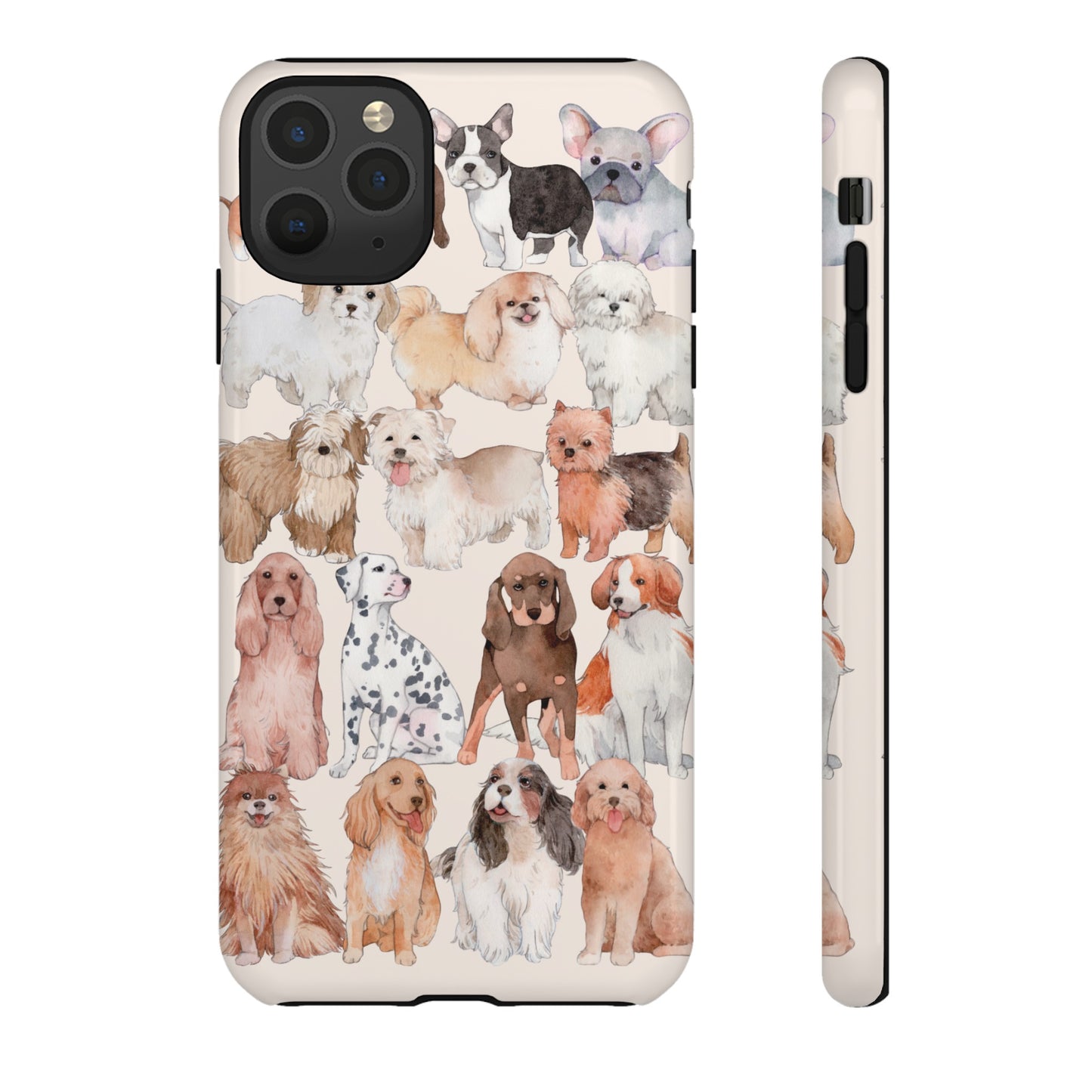 Dog Collage Wallpaper Phone Case | iPhone 15 Plus/ Pro, 14, 13, 12| Google Pixel 7, Pro, 5| Samsung Galaxy S23 All Major Phone Models