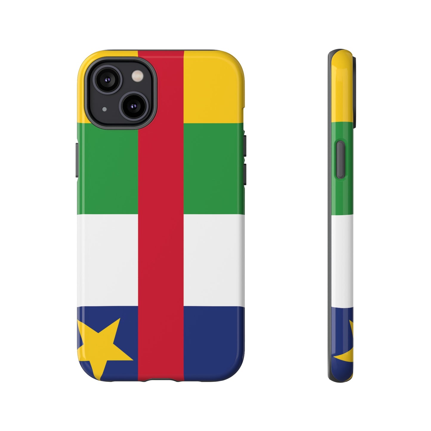 Central African Republic Flag Phone Case | iPhone 15 Plus/ Pro, 14, 13, 12| Google Pixel 7, Pro, 5| Samsung Galaxy S23 All Major Phone Models