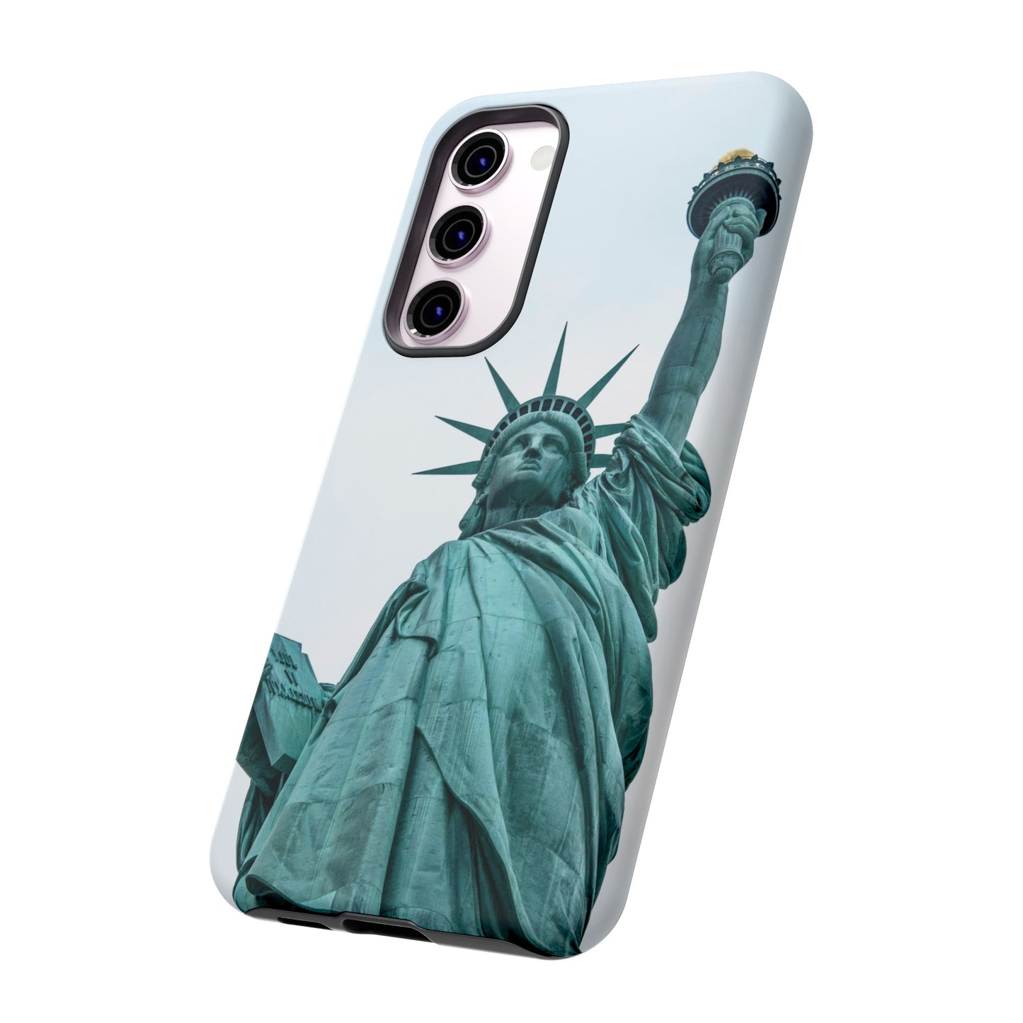 Statue of Liberty Wallpaper Phone Case | iPhone 15 Plus/ Pro, 14, 13, 12| Google Pixel 7, Pro, 5| Samsung Galaxy S23 All Major Phone Models