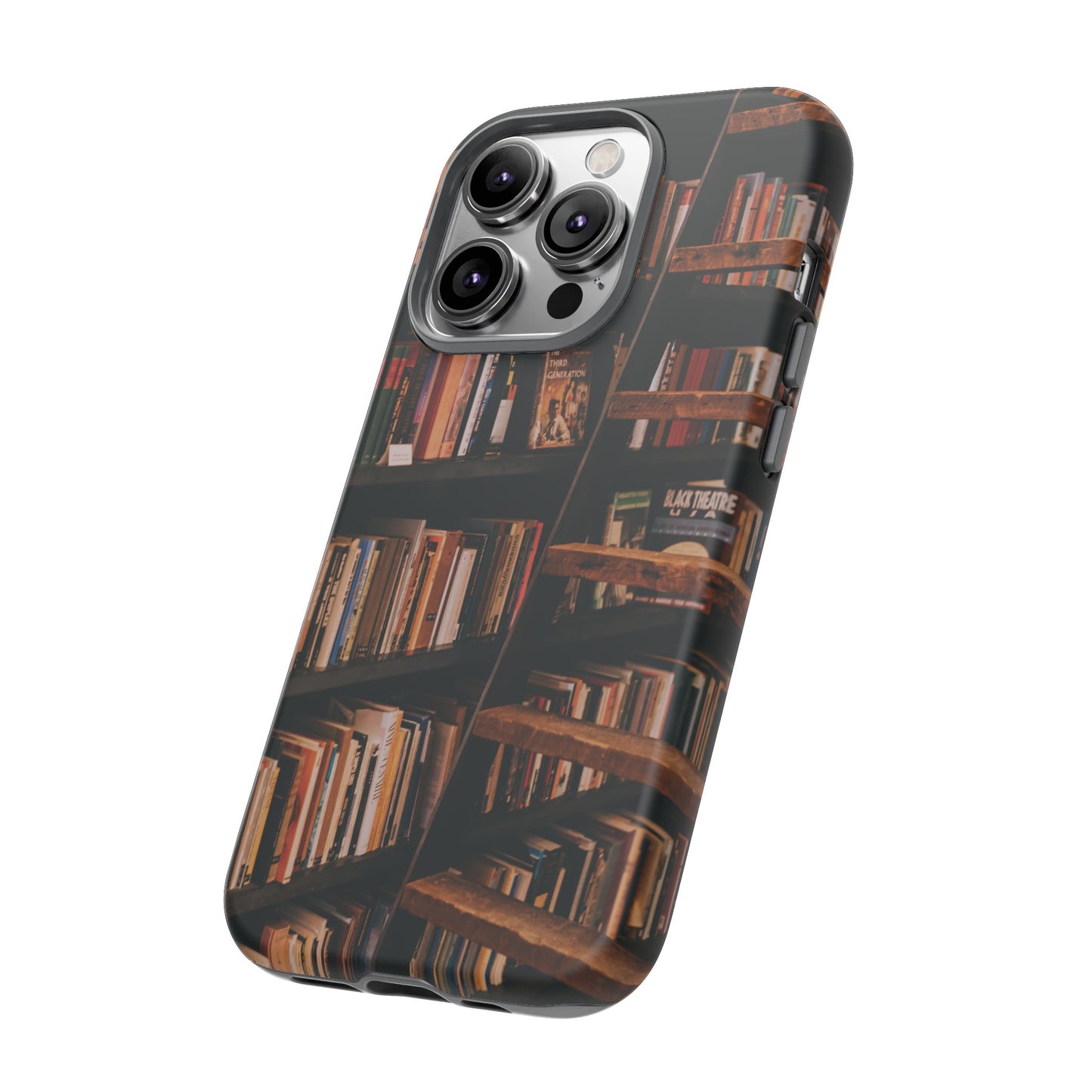 Bookcase Wallpaper Phone Case | iPhone 15 Plus/ Pro, 14, 13, 12| Google Pixel 7, Pro, 5| Samsung Galaxy S23 All Major Phone Models