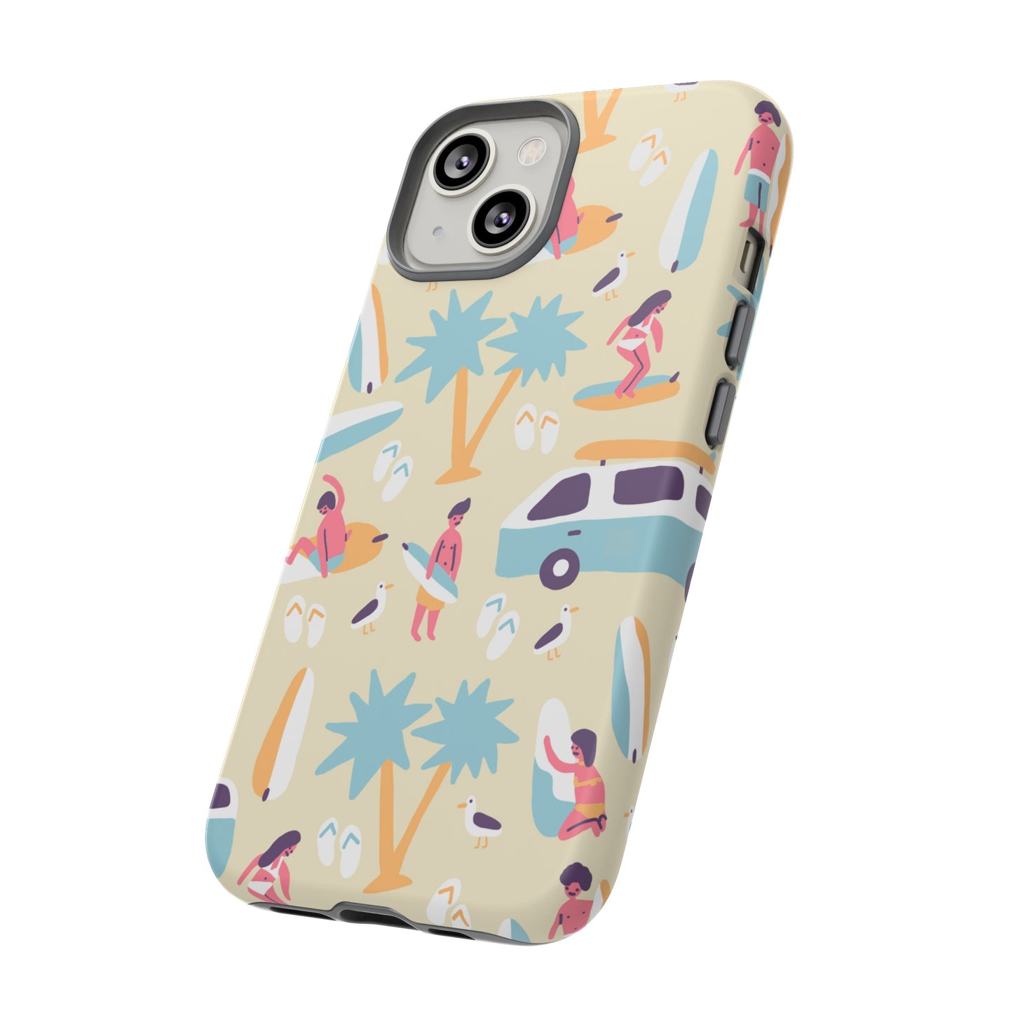 Surfers Wallpaper Phone Case | iPhone 15 Plus/ Pro, 14, 13, 12| Google Pixel 7, Pro, 5| Samsung Galaxy S23 All Major Phone Models