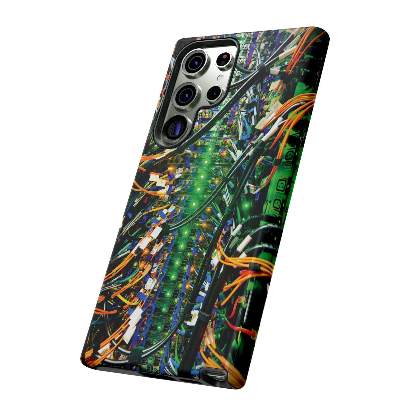 Green Computer Circuitboard Wallpaper Phone Case | iPhone 15 Plus/ Pro, 14, 13, 12| Google Pixel 7, Pro, 5| Samsung Galaxy S23 All Major Phone Models