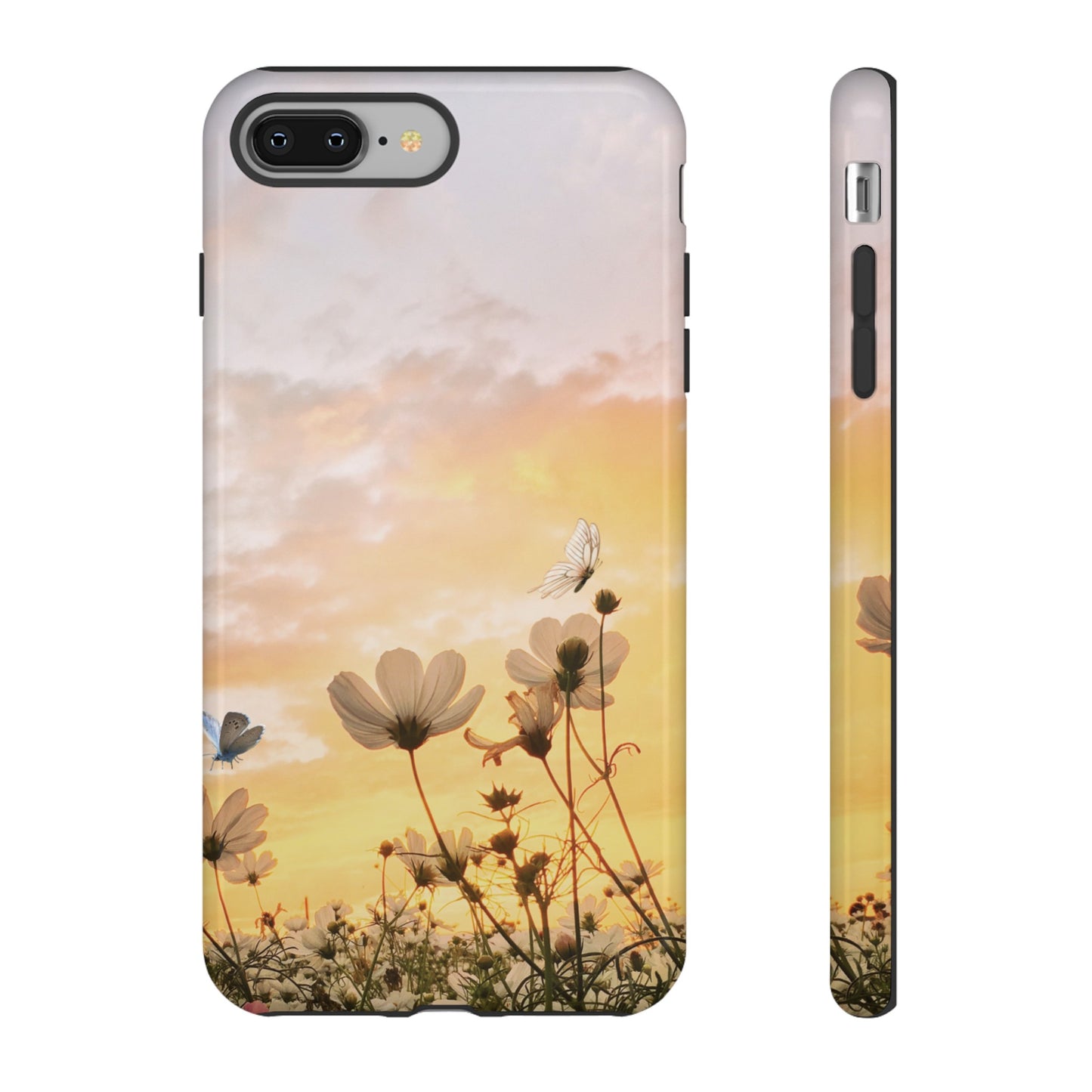 Flowers At Sunset Wallpaper Phone Case | iPhone 15 Plus/ Pro, 14, 13, 12| Google Pixel 7, Pro, 5| Samsung Galaxy S23 All Major Phone Models