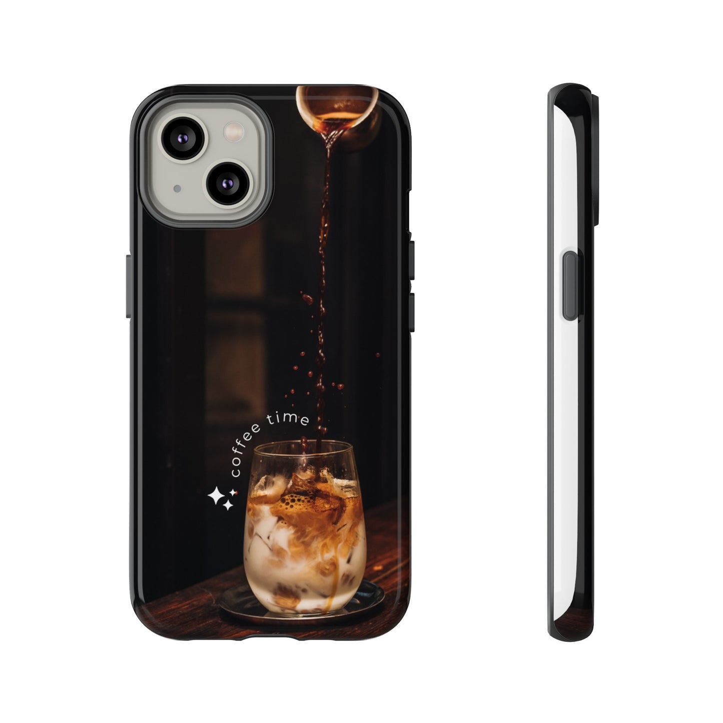 Coffee Time Wallpaper Phone Case | iPhone 15 Plus/ Pro, 14, 13, 12| Google Pixel 7, Pro, 5| Samsung Galaxy S23 All Major Phone Models