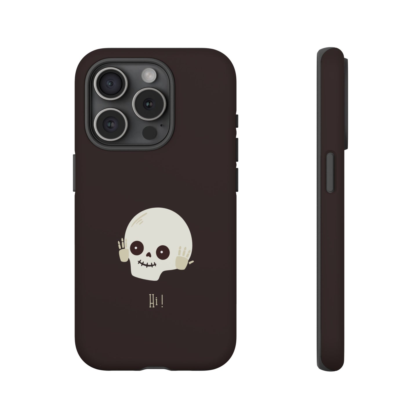 Hello Skull Phone Case | iPhone 15 Plus/ Pro, 14, 13, 12| Google Pixel 7, Pro, 5| Samsung Galaxy S23 All Major Phone Models