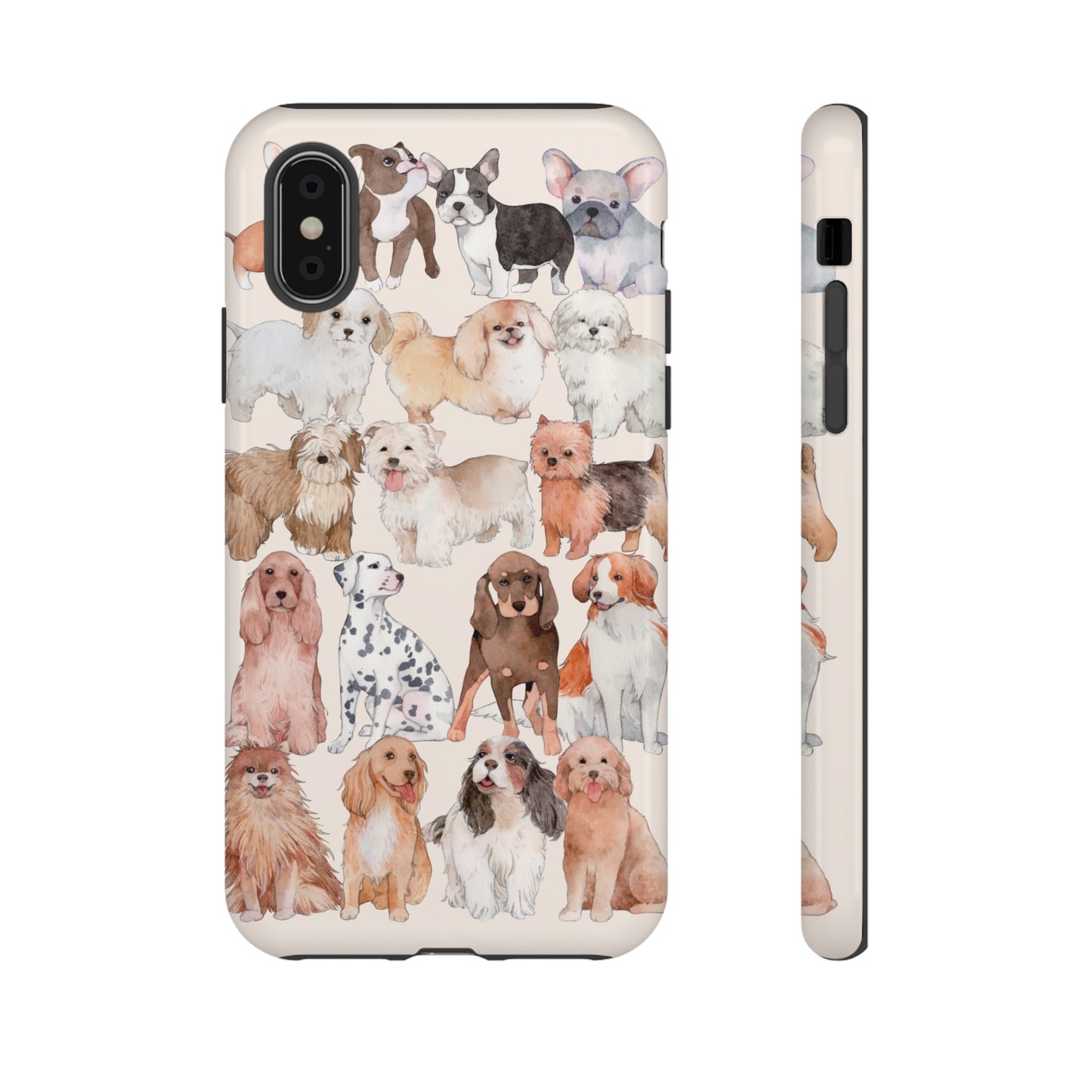 Dog Collage Wallpaper Phone Case | iPhone 15 Plus/ Pro, 14, 13, 12| Google Pixel 7, Pro, 5| Samsung Galaxy S23 All Major Phone Models