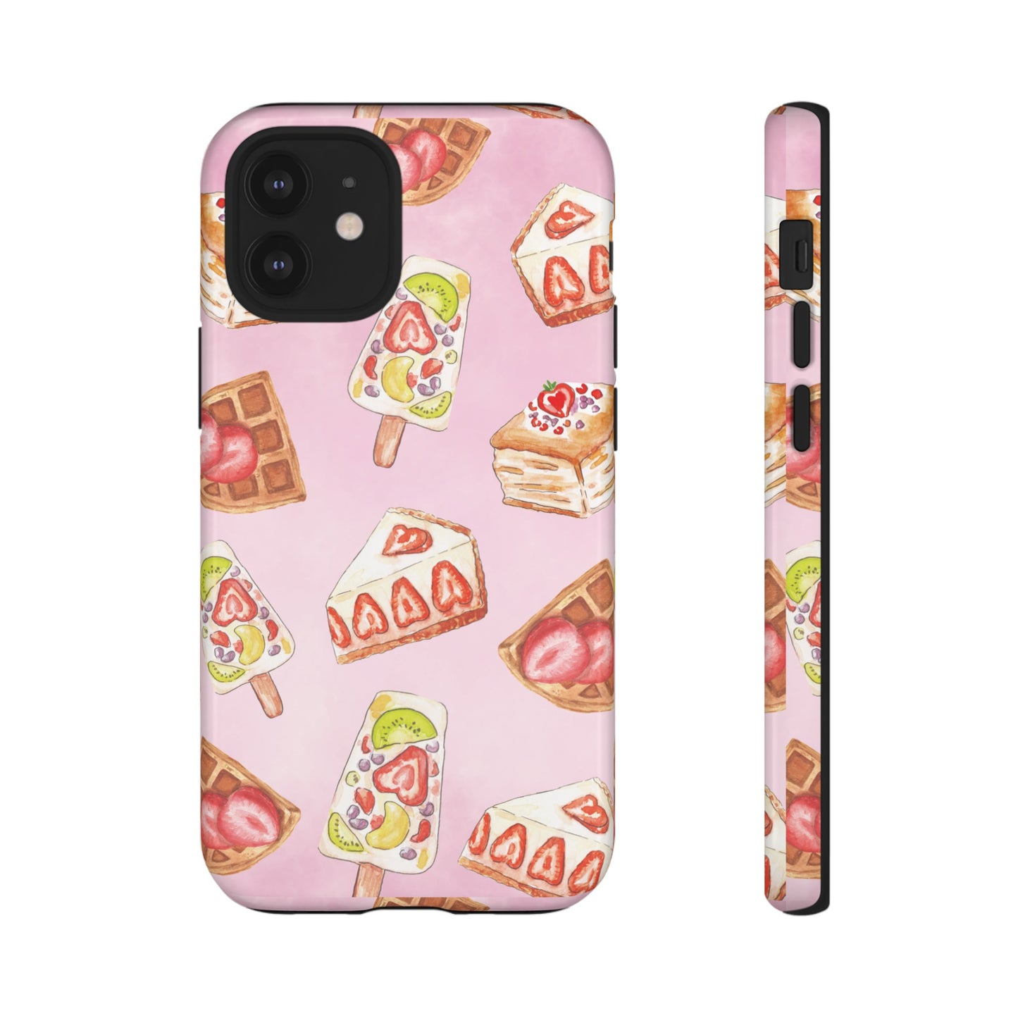 Assorted Dessert Wallpaper Phone Case | iPhone 15 Plus/ Pro, 14, 13, 12| Google Pixel 7, Pro, 5| Samsung Galaxy S23 All Major Phone Models