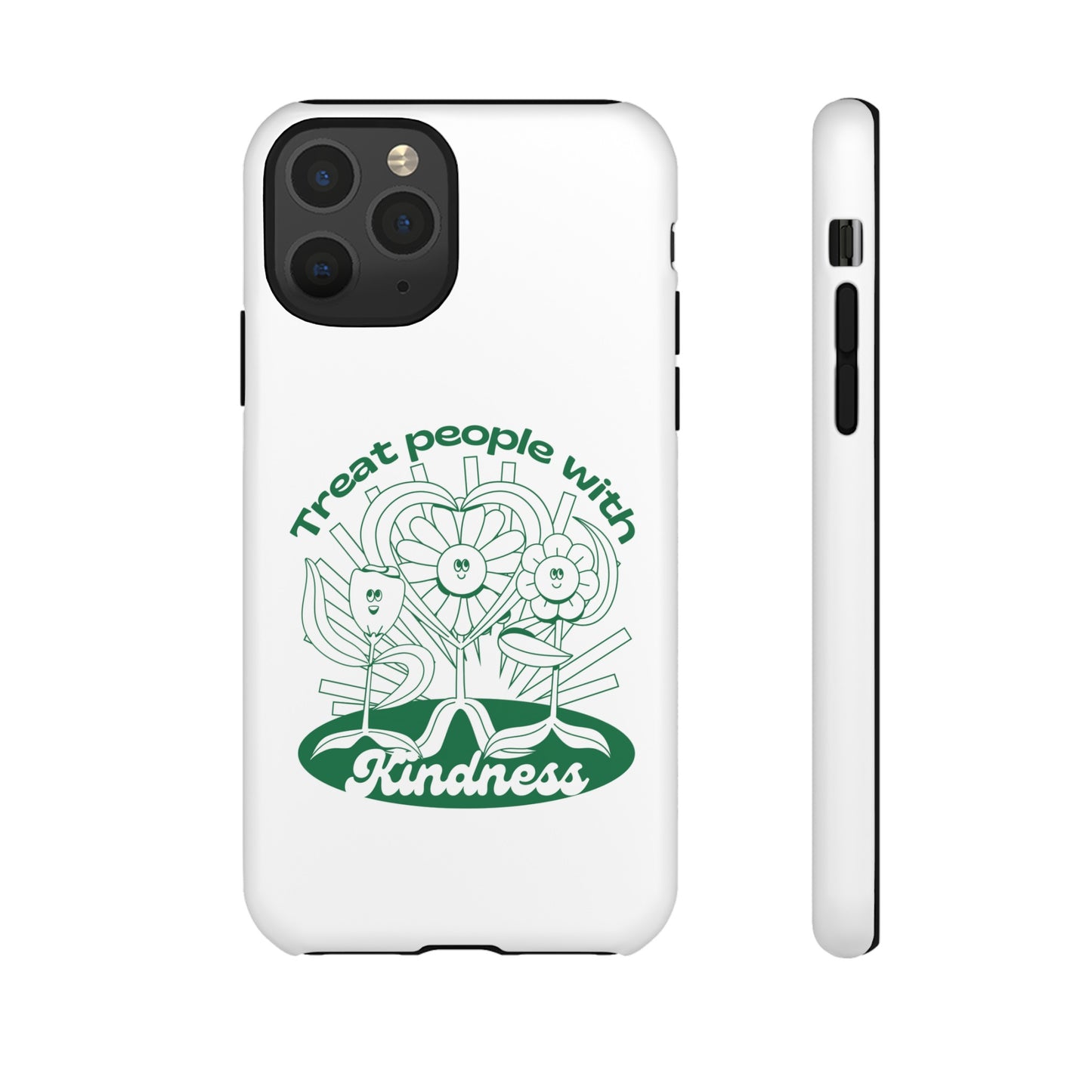 Treat People With Kindness Phone Case | iPhone 15 Plus/ Pro, 14, 13, 12| Google Pixel 7, Pro, 5| Samsung Galaxy S23 All Major Phone Models