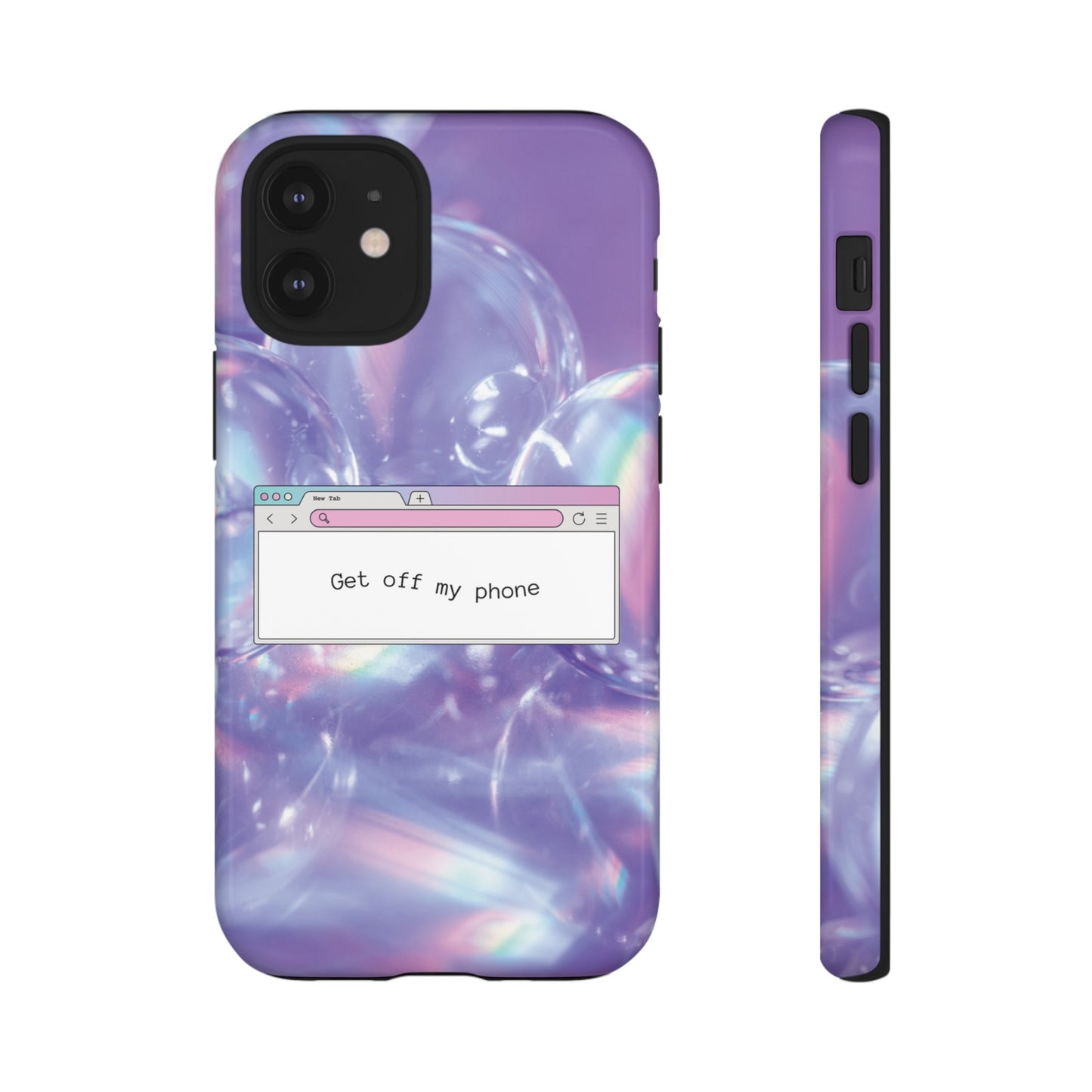 Get Off My Phone Wallpaper Phone Case | iPhone 15 Plus/ Pro, 14, 13, 12| Google Pixel 7, Pro, 5| Samsung Galaxy S23 All Major Phone Models