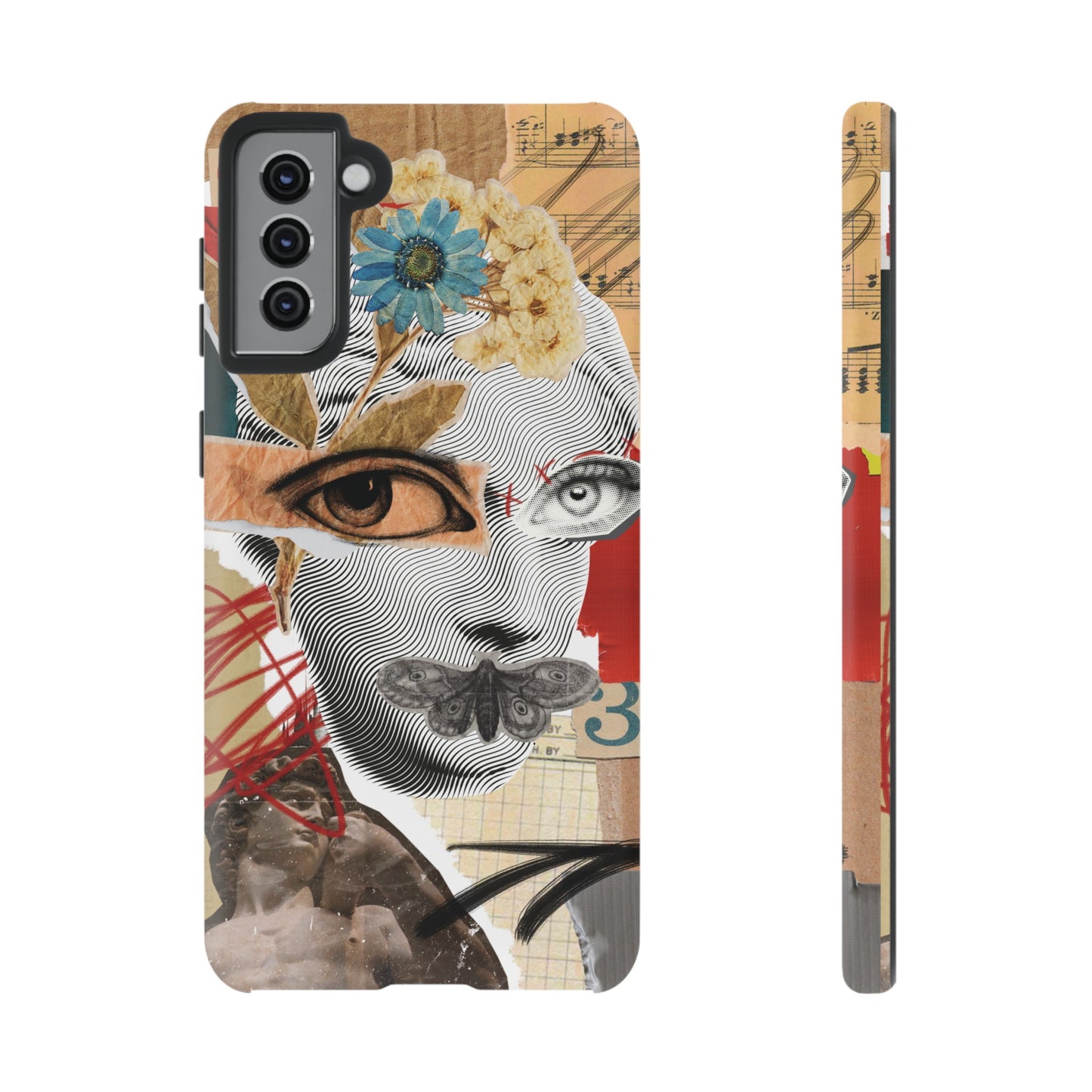 Woman Collage Wallpaper Phone Case | iPhone 15 Plus/ Pro, 14, 13, 12| Google Pixel 7, Pro, 5| Samsung Galaxy S23 All Major Phone Models