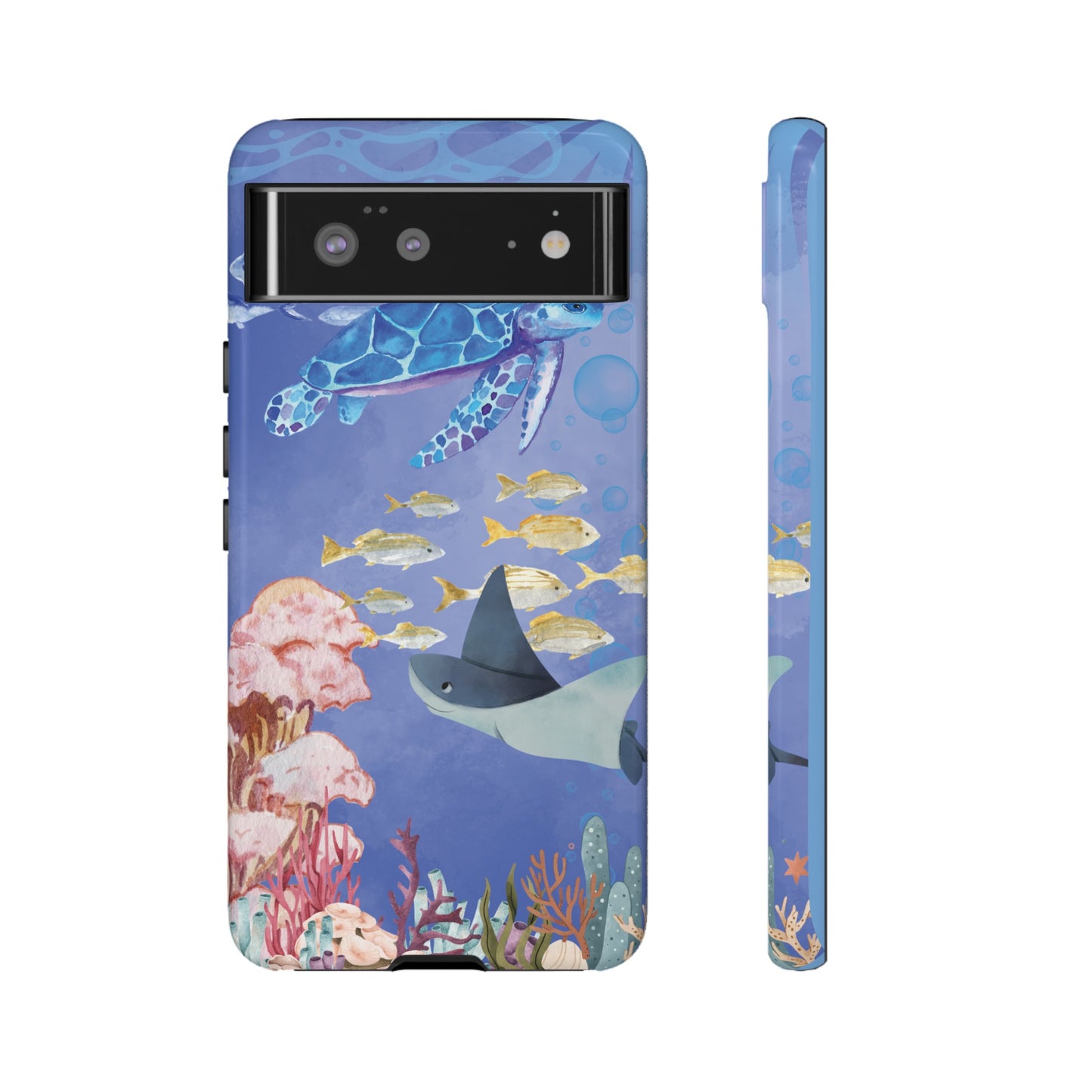 Underwater Scene Wallpaper Phone Case | iPhone 15 Plus/ Pro, 14, 13, 12| Google Pixel 7, Pro, 5| Samsung Galaxy S23 All Major Phone Models