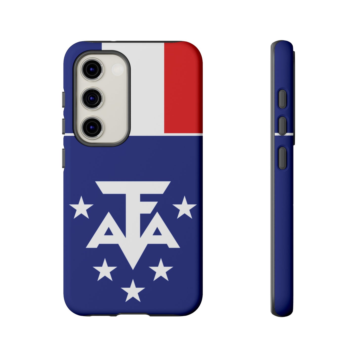 French Southern And Antarctic Lands Flag Phone Case | iPhone 15 Plus/ Pro, 14, 13, 12| Google Pixel 7, Pro, 5| Samsung Galaxy S23 All Major Phone Models